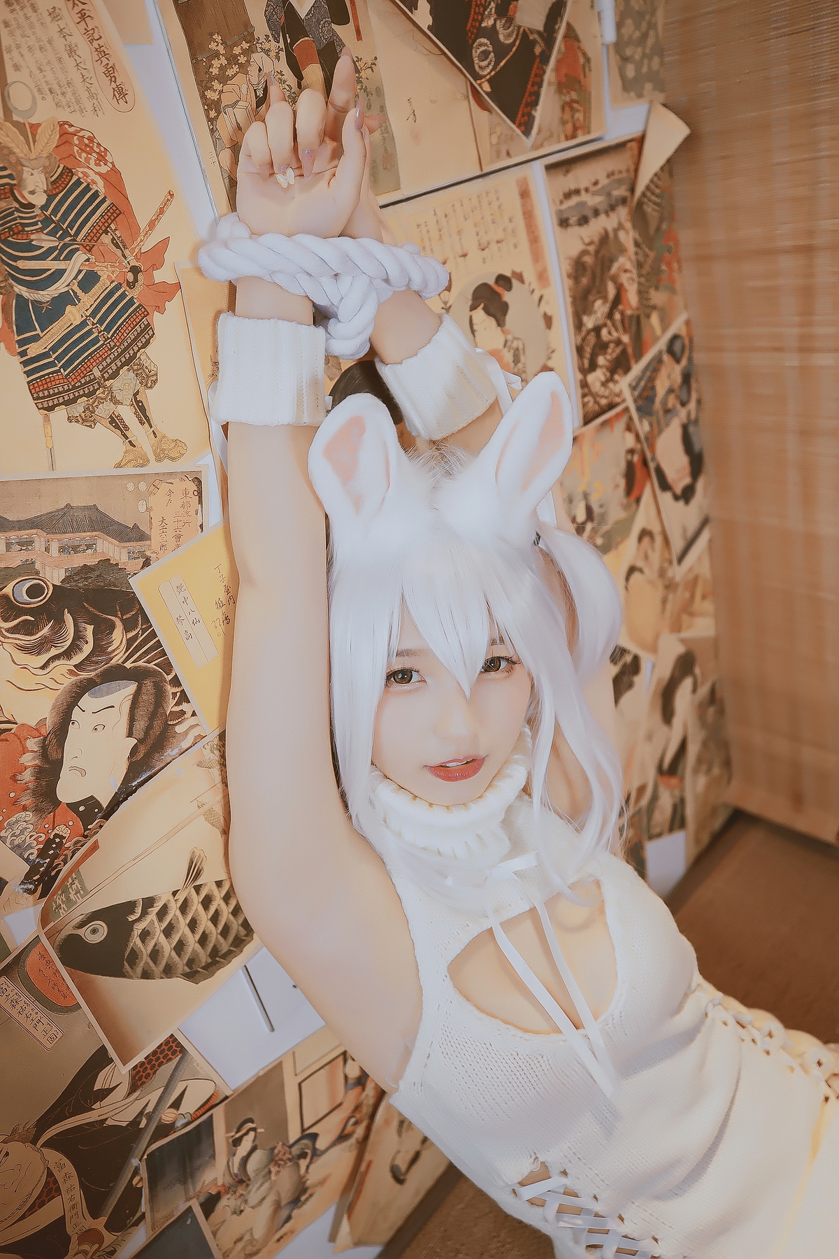 图片[2]-【coser】神乐坂真冬-《危険な耳》狼妹&兔娘-下-COS世界