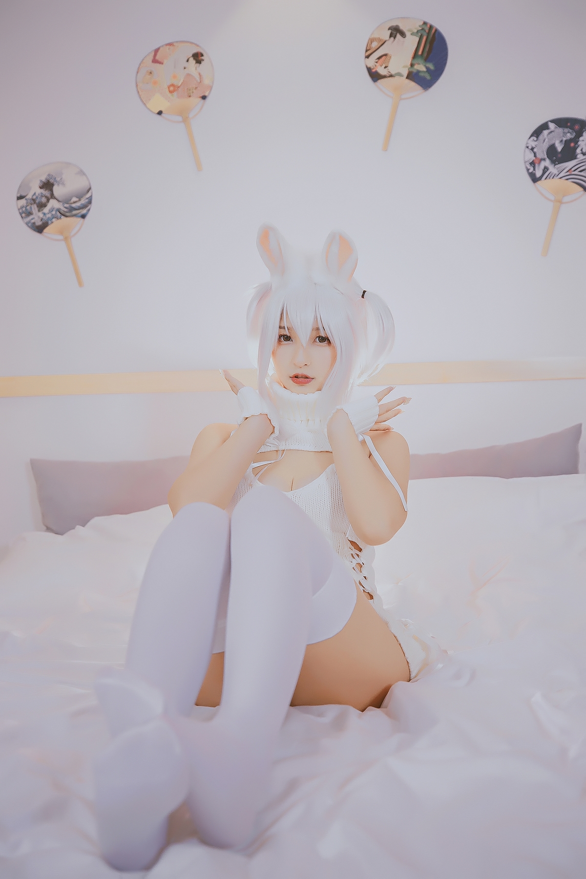 图片[4]-【coser】神乐坂真冬-《危険な耳》狼妹&兔娘-中-COS世界