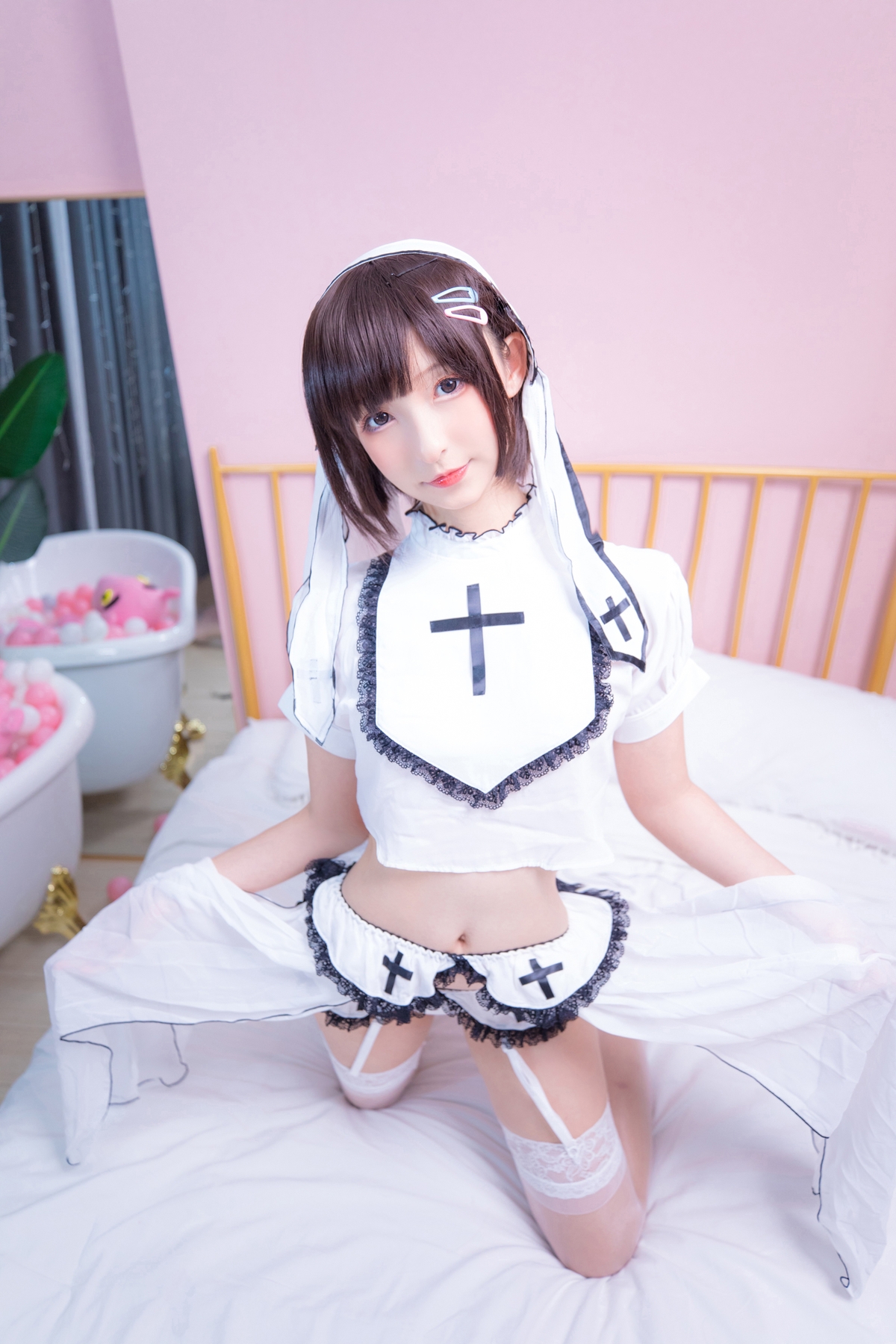 图片[117]-【coser】神乐坂真冬-双人百合 ラブレター-COS世界