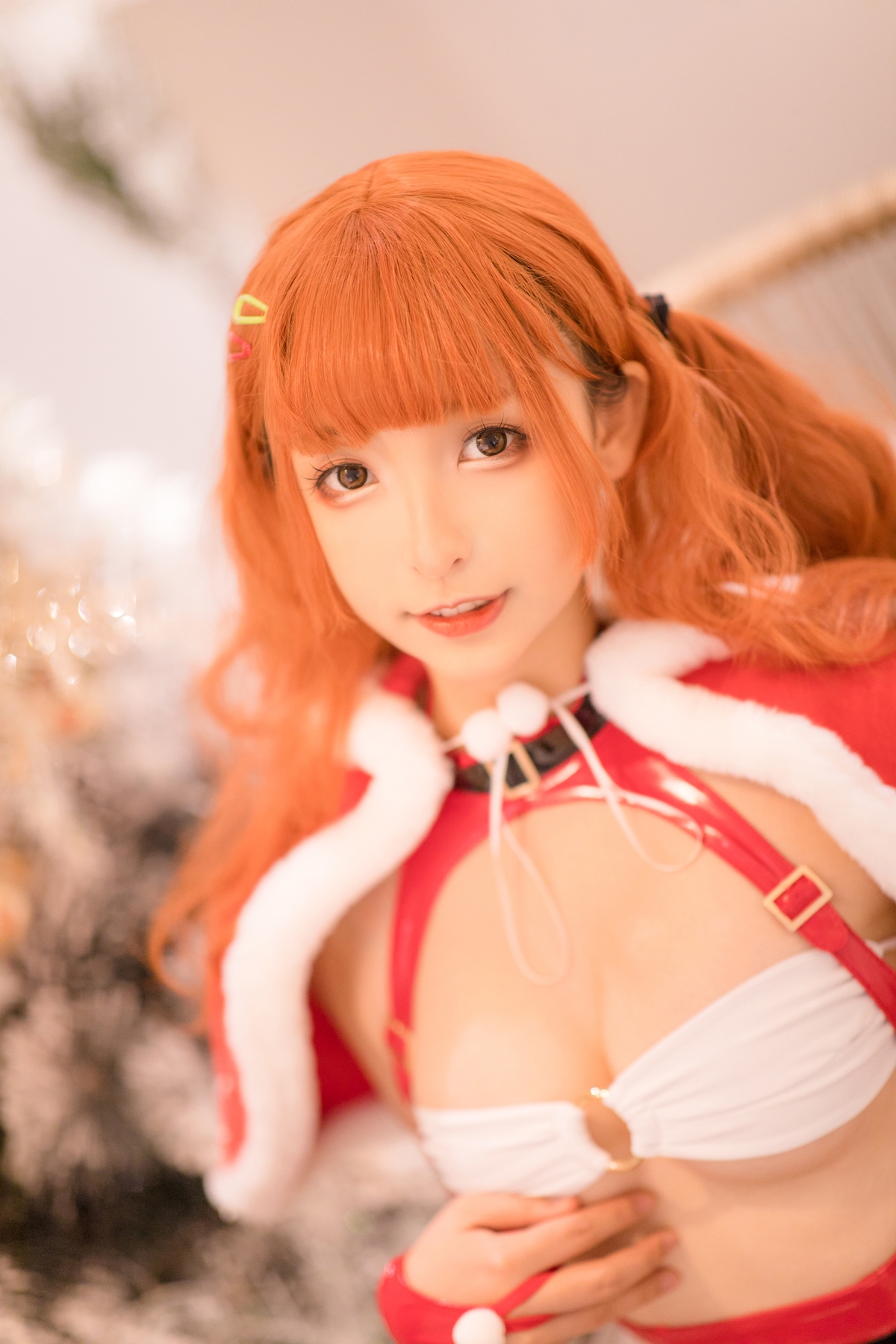 【coser】神乐坂真冬-圣诞女王（下部）-COS世界
