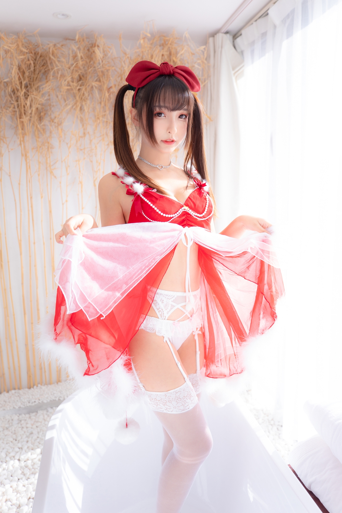 图片[18]-【coser】神乐坂真冬-天使への願い-COS世界