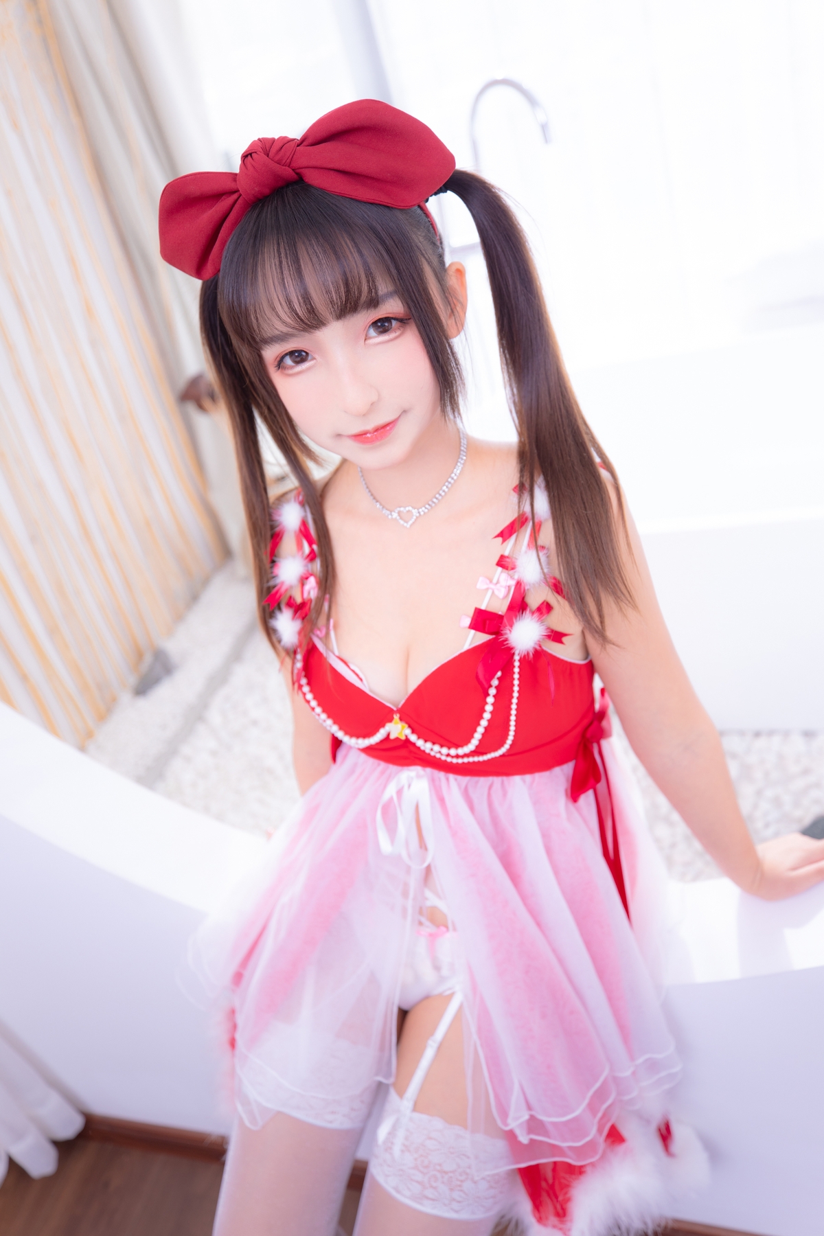 图片[32]-【coser】神乐坂真冬-天使への願い-COS世界