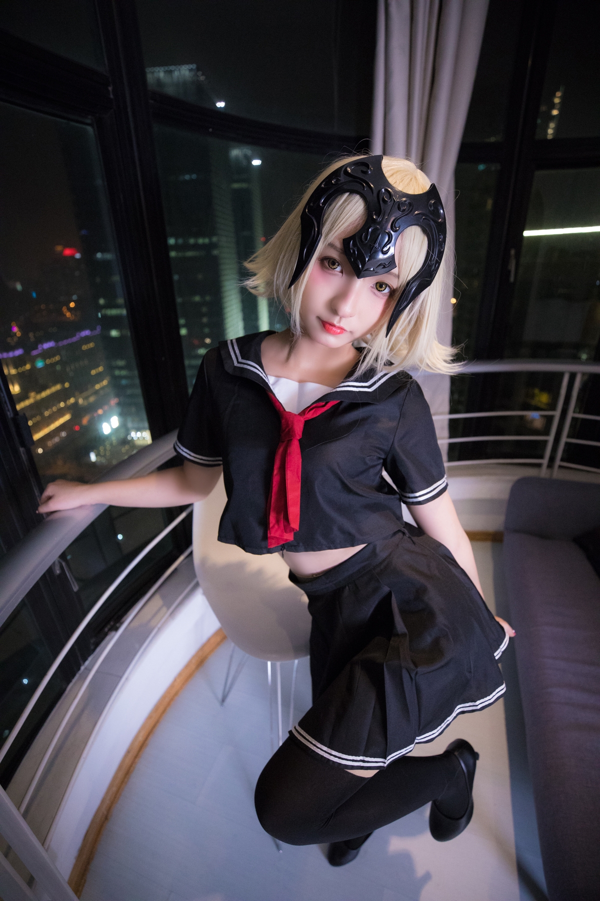 图片[3]-【coser】神乐坂真冬-放课后领域 学园黑贞-COS世界