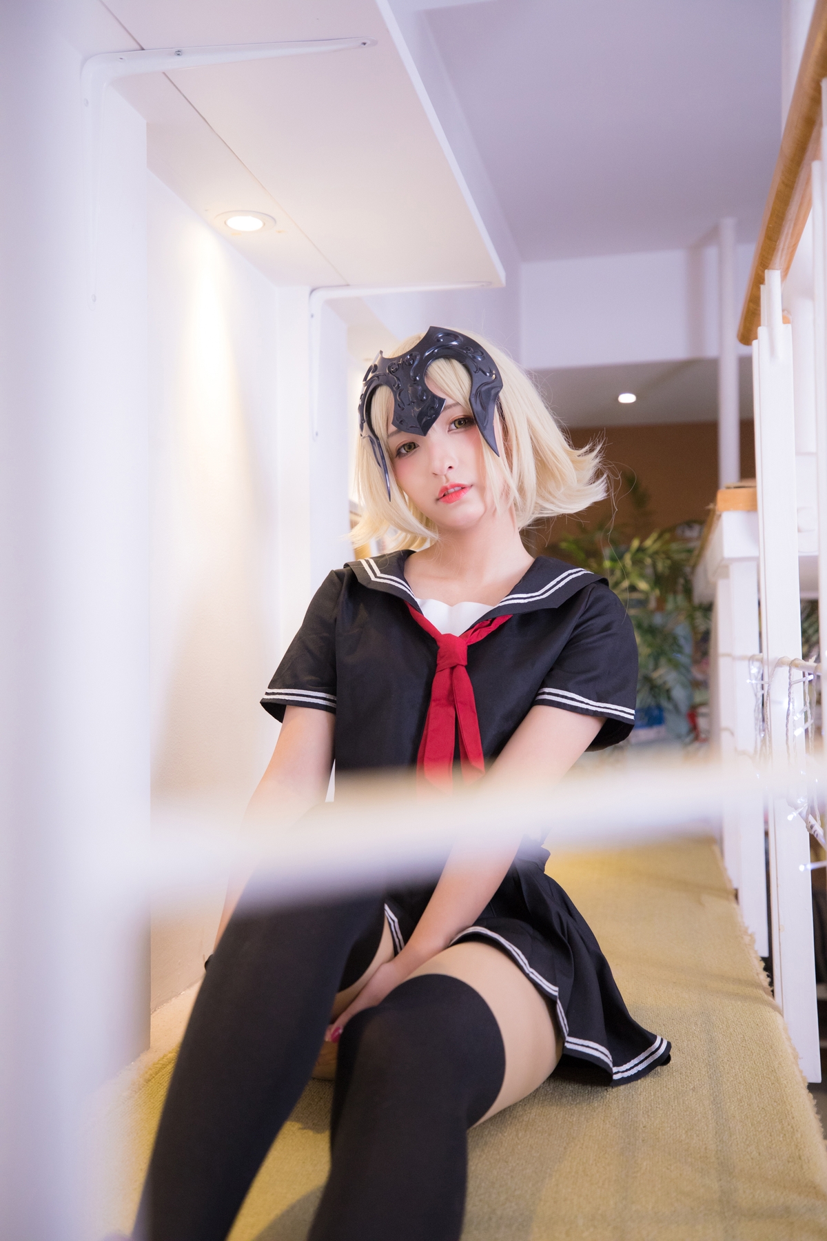图片[5]-【coser】神乐坂真冬-放课后领域 学园黑贞-COS世界