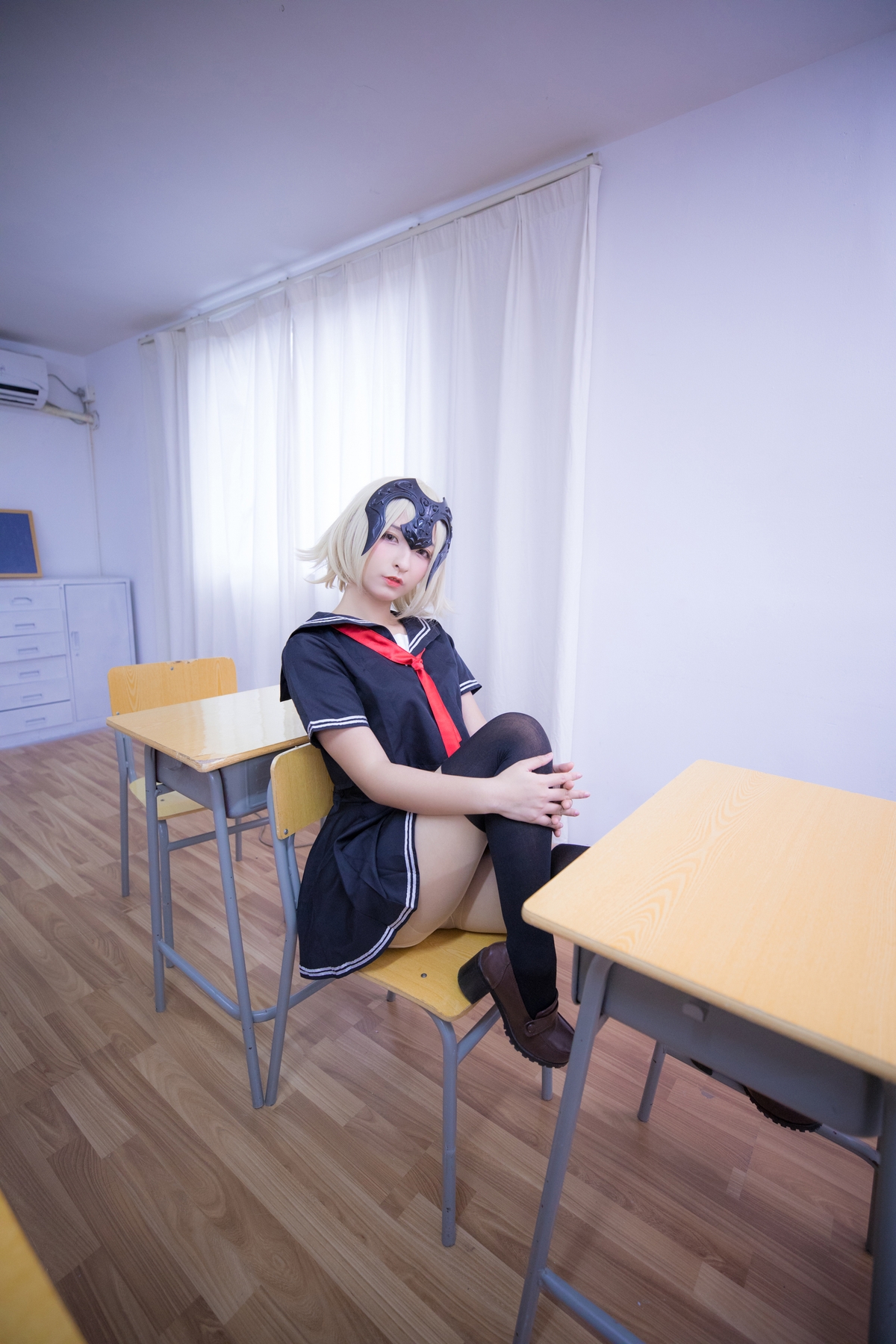 图片[7]-【coser】神乐坂真冬-放课后领域 学园黑贞-COS世界