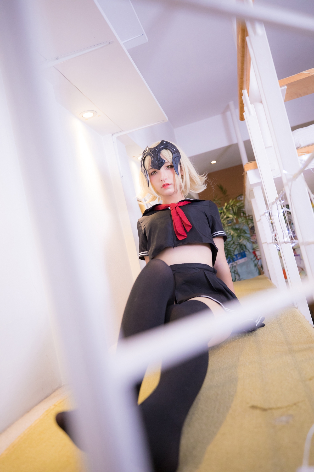 图片[8]-【coser】神乐坂真冬-放课后领域 学园黑贞-COS世界
