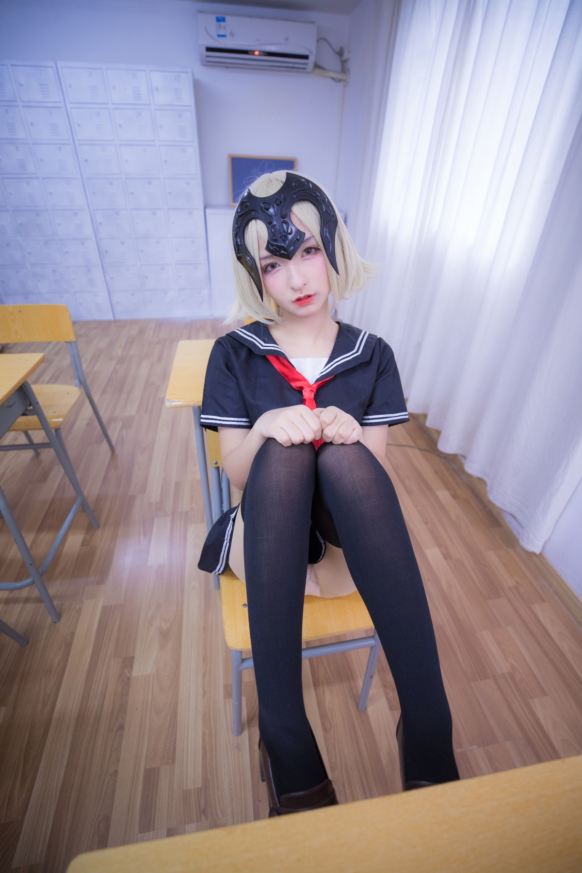 图片[13]-【coser】神乐坂真冬-放课后领域 学园黑贞-COS世界