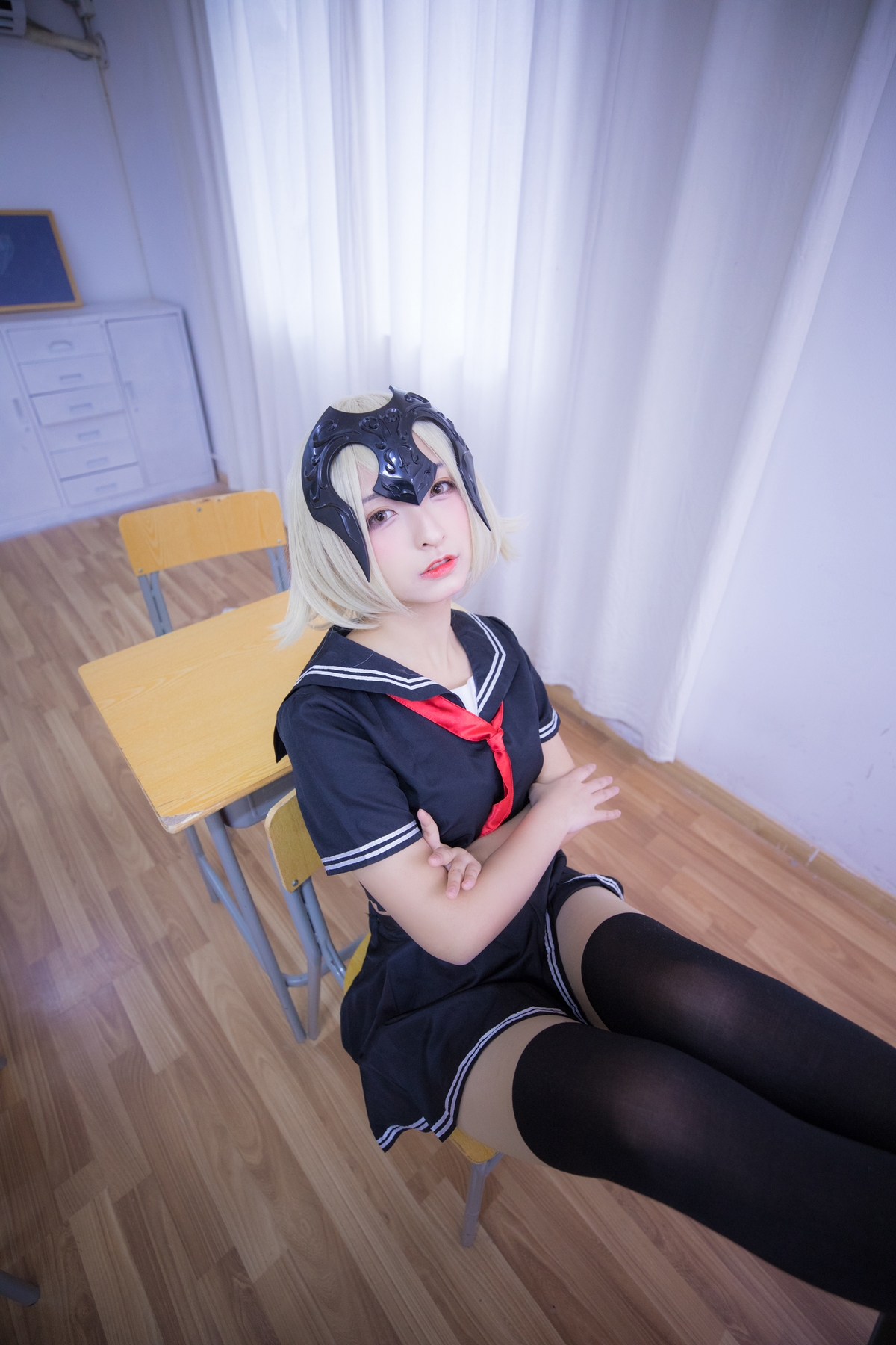 图片[15]-【coser】神乐坂真冬-放课后领域 学园黑贞-COS世界