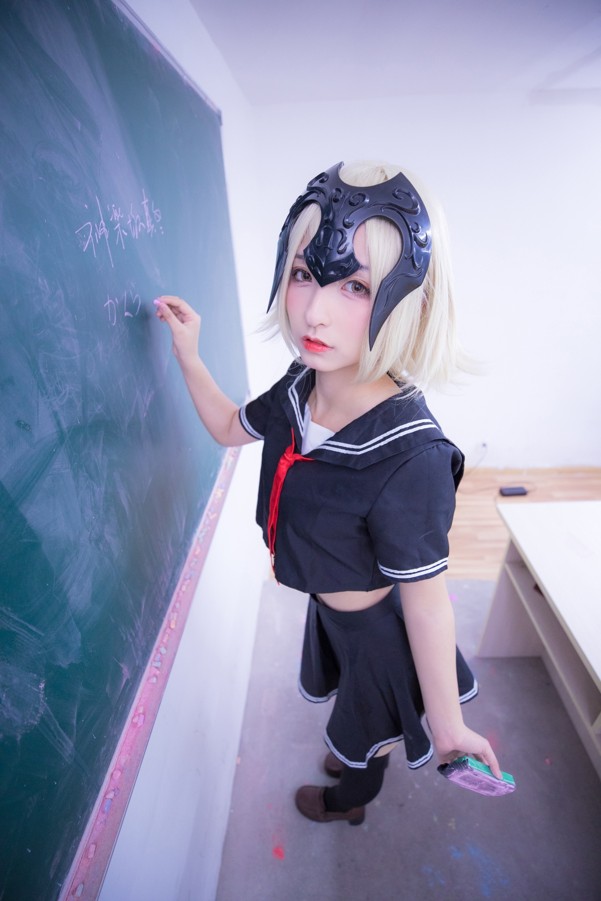 图片[16]-【coser】神乐坂真冬-放课后领域 学园黑贞-COS世界