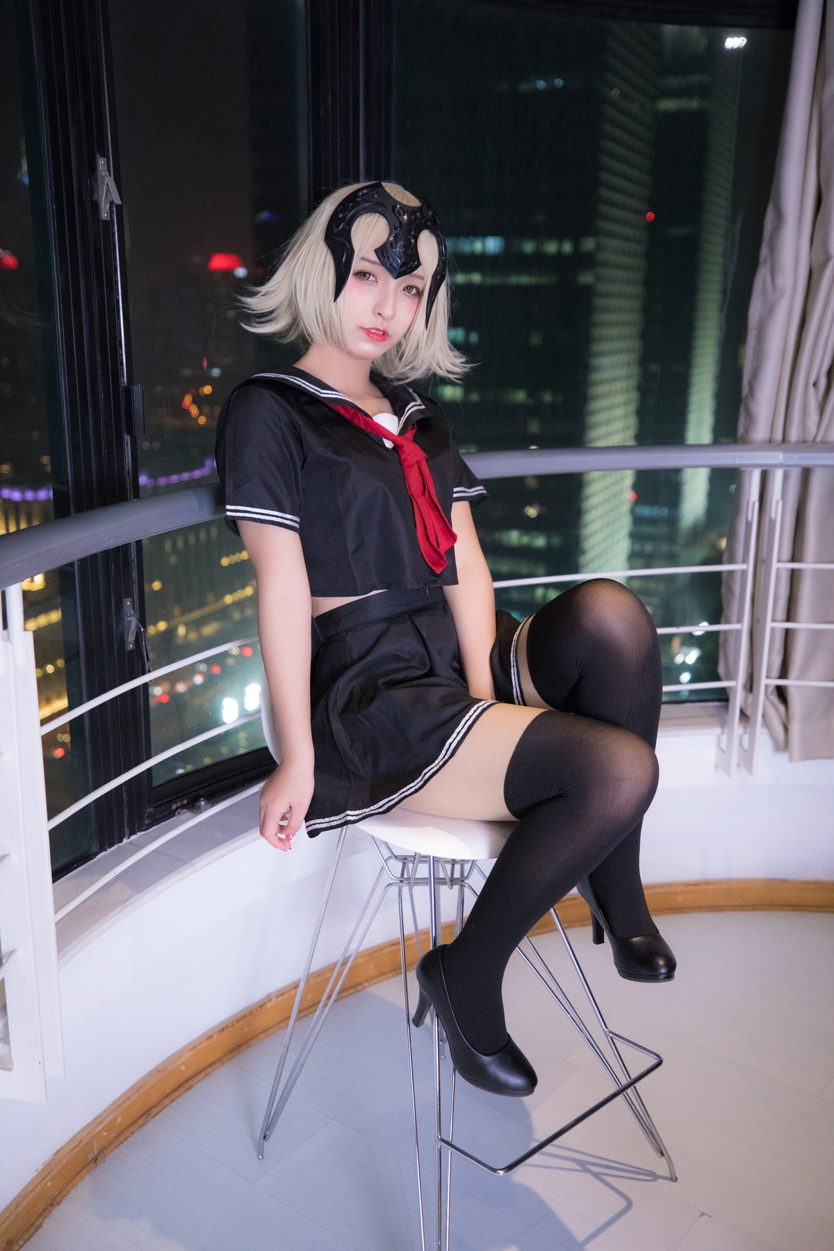 图片[18]-【coser】神乐坂真冬-放课后领域 学园黑贞-COS世界