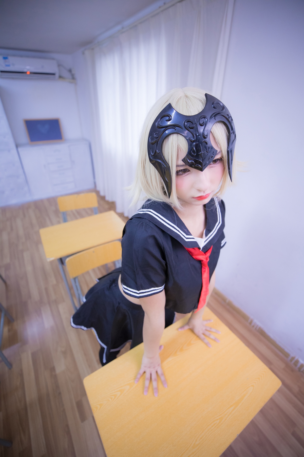 图片[21]-【coser】神乐坂真冬-放课后领域 学园黑贞-COS世界