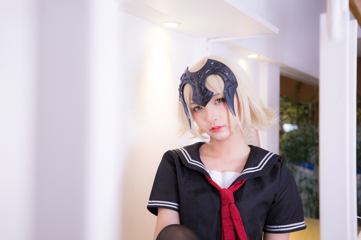 图片[24]-【coser】神乐坂真冬-放课后领域 学园黑贞-COS世界