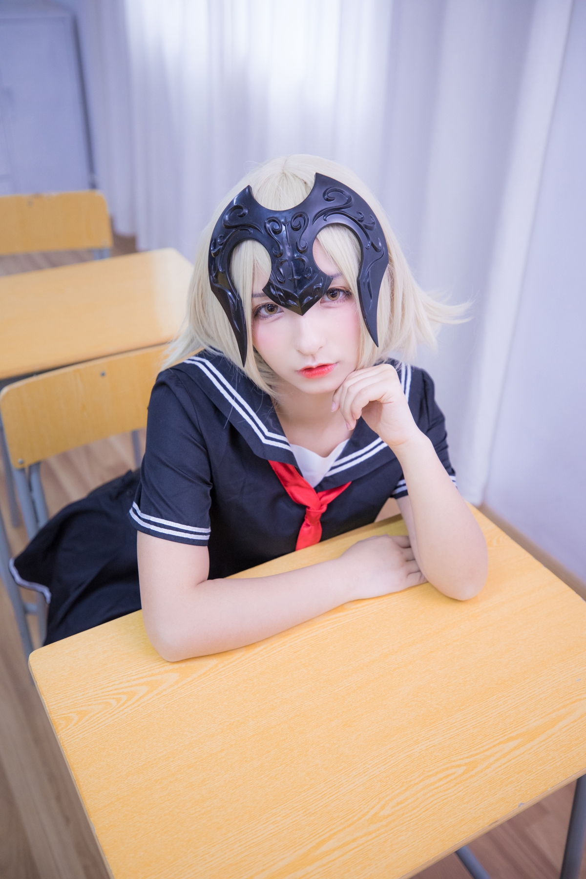 图片[25]-【coser】神乐坂真冬-放课后领域 学园黑贞-COS世界