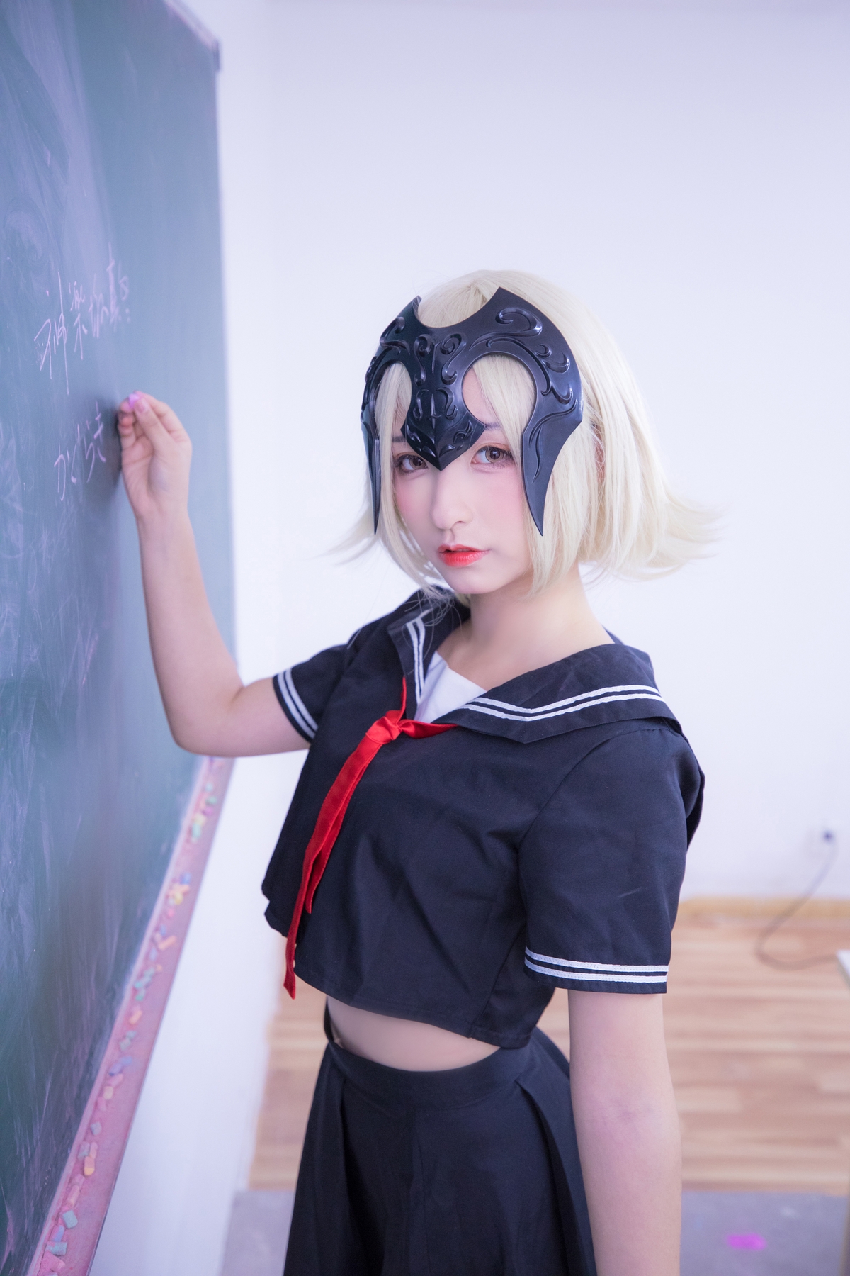 图片[29]-【coser】神乐坂真冬-放课后领域 学园黑贞-COS世界