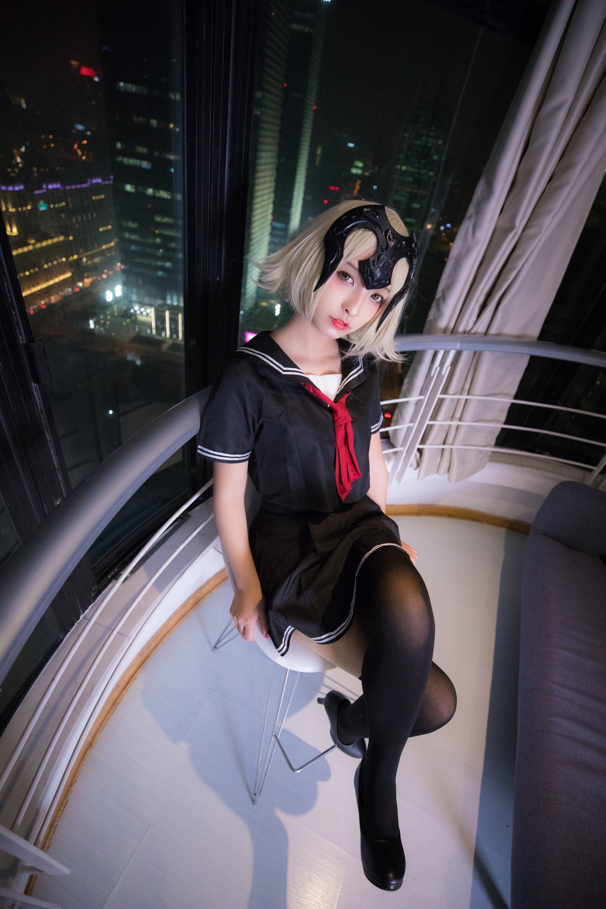 图片[35]-【coser】神乐坂真冬-放课后领域 学园黑贞-COS世界