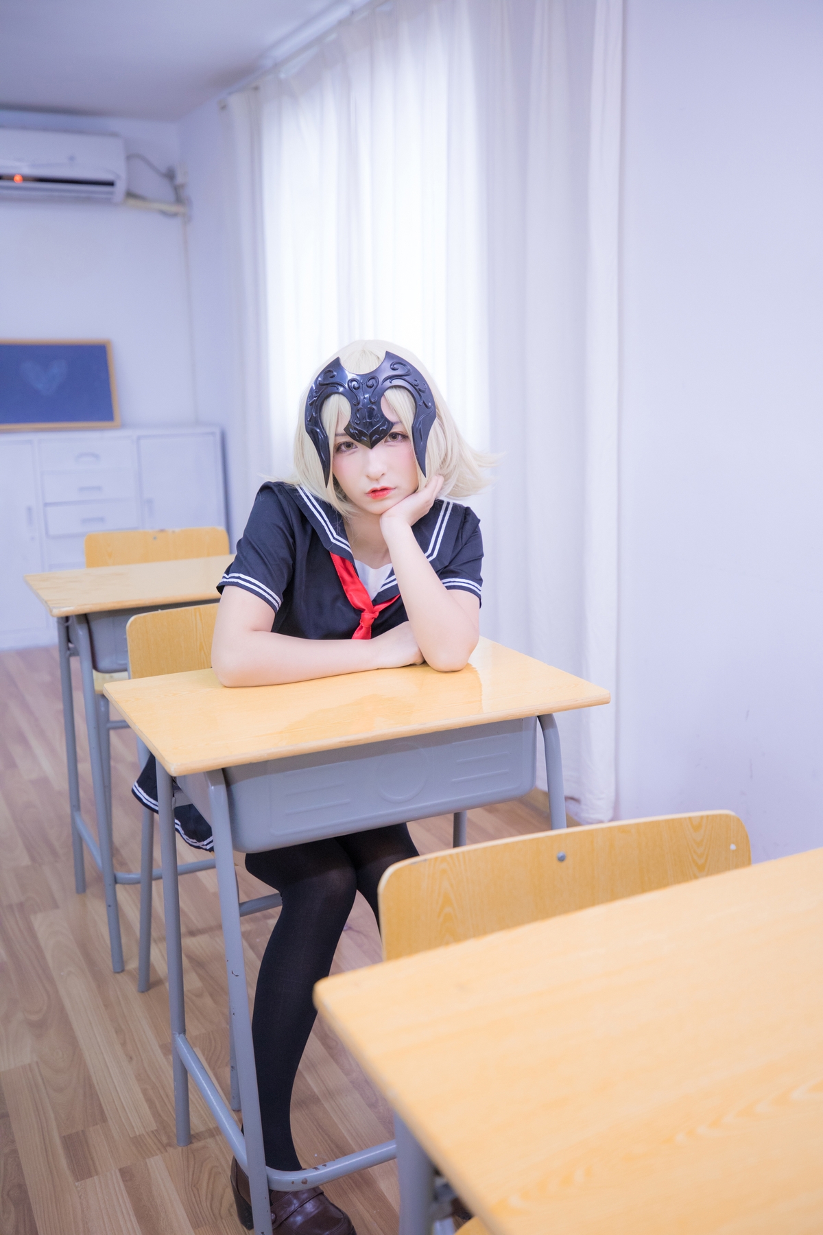 图片[39]-【coser】神乐坂真冬-放课后领域 学园黑贞-COS世界