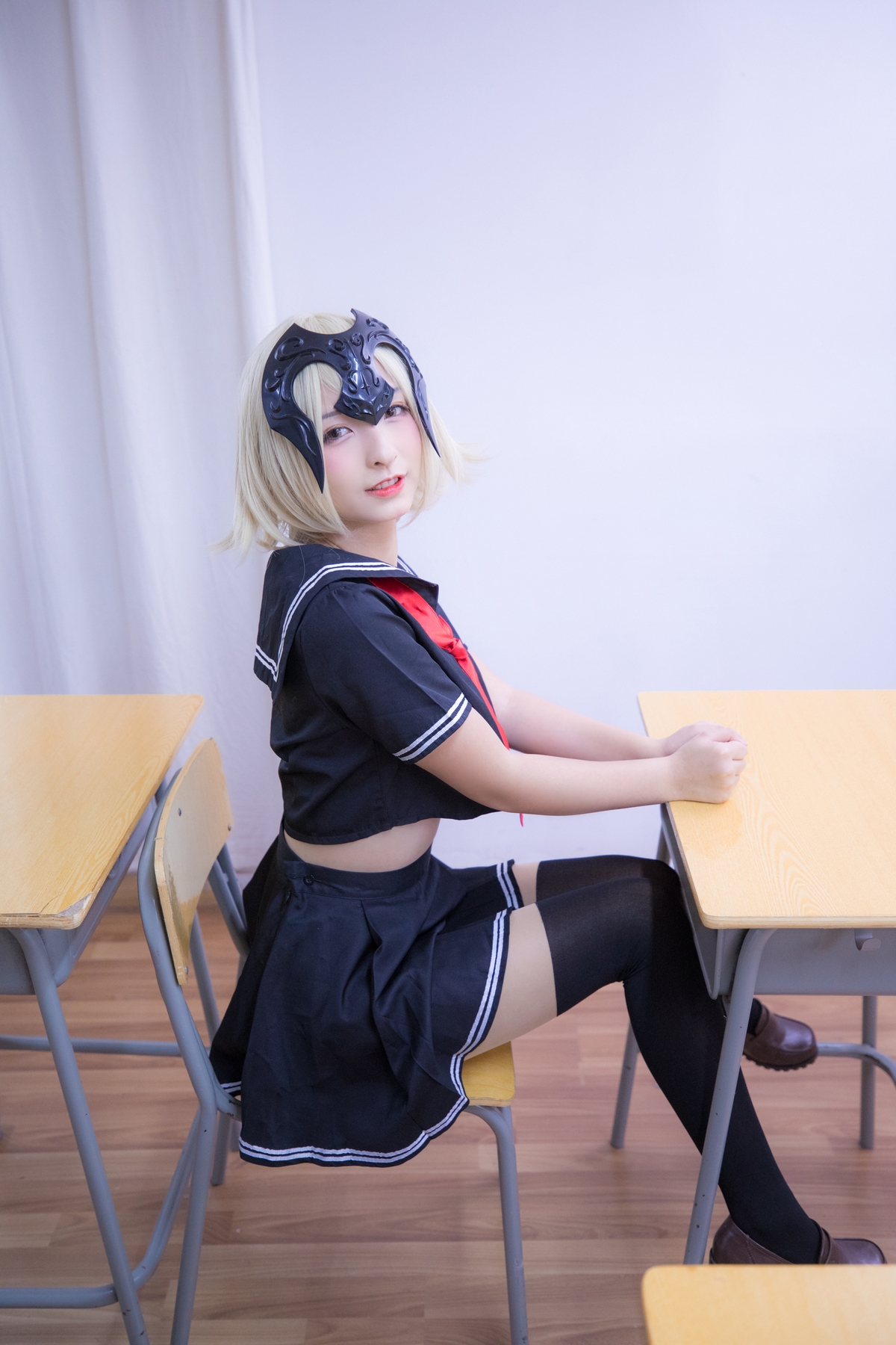 图片[40]-【coser】神乐坂真冬-放课后领域 学园黑贞-COS世界