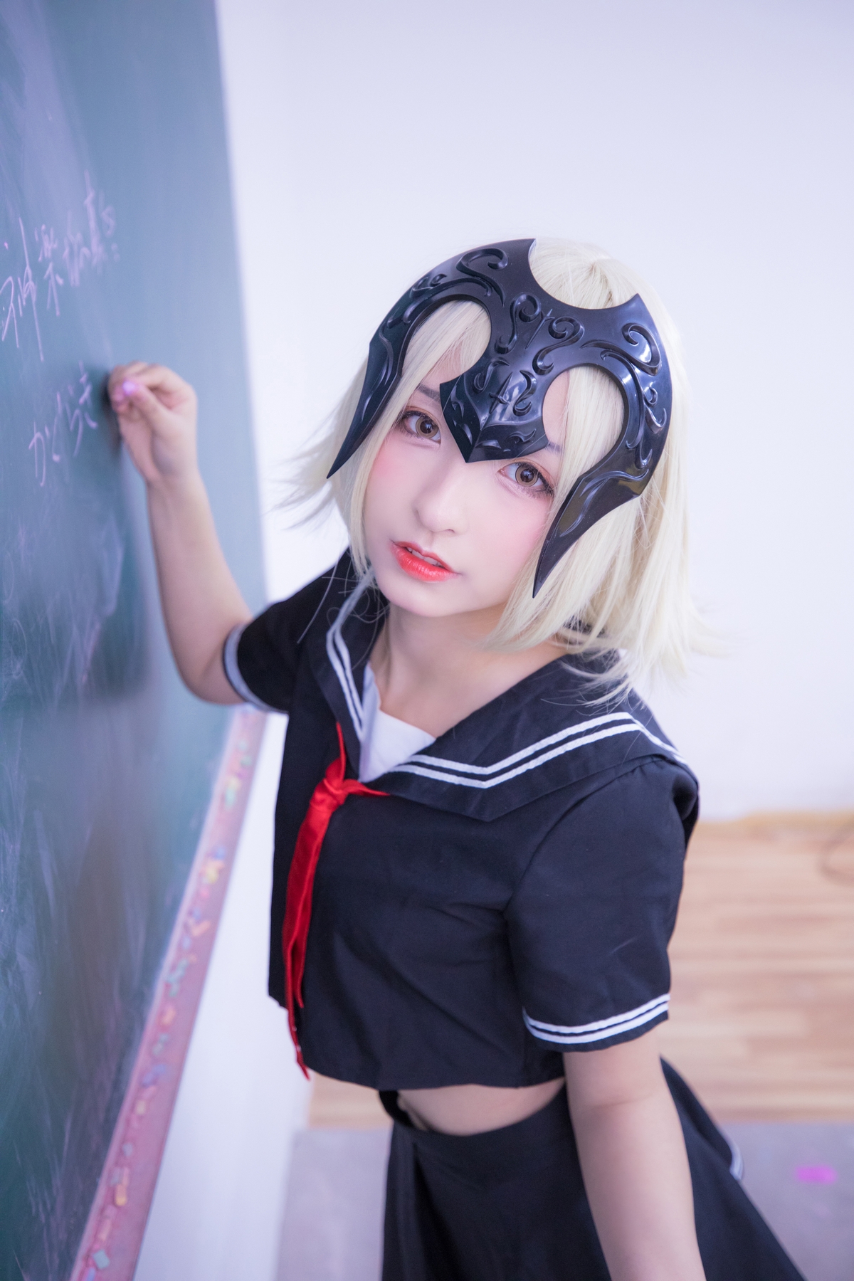 图片[41]-【coser】神乐坂真冬-放课后领域 学园黑贞-COS世界