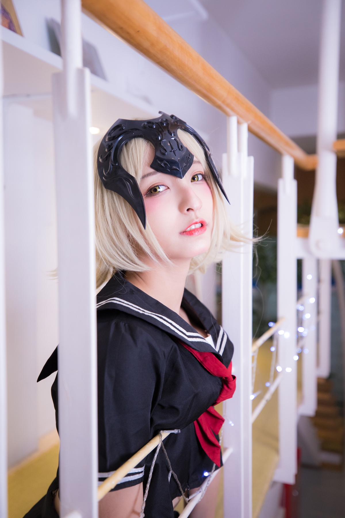 图片[45]-【coser】神乐坂真冬-放课后领域 学园黑贞-COS世界