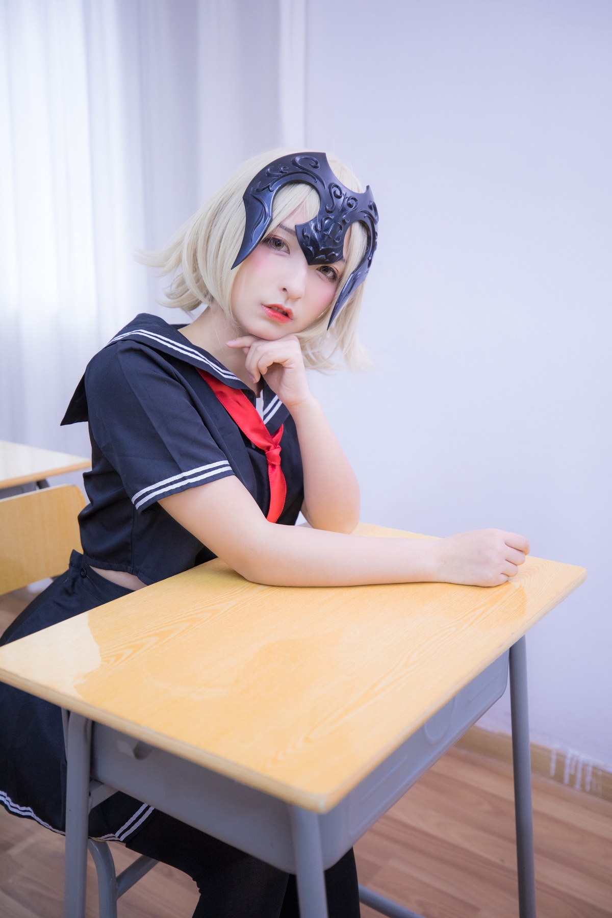 图片[48]-【coser】神乐坂真冬-放课后领域 学园黑贞-COS世界