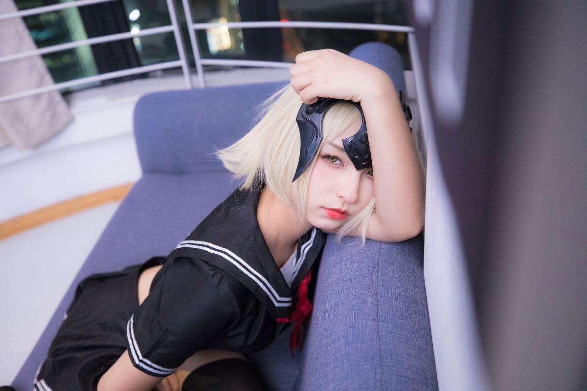 图片[49]-【coser】神乐坂真冬-放课后领域 学园黑贞-COS世界
