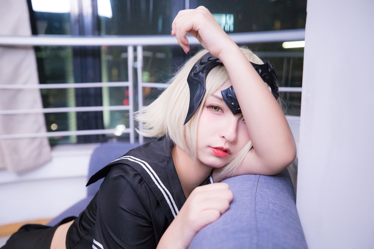 图片[53]-【coser】神乐坂真冬-放课后领域 学园黑贞-COS世界