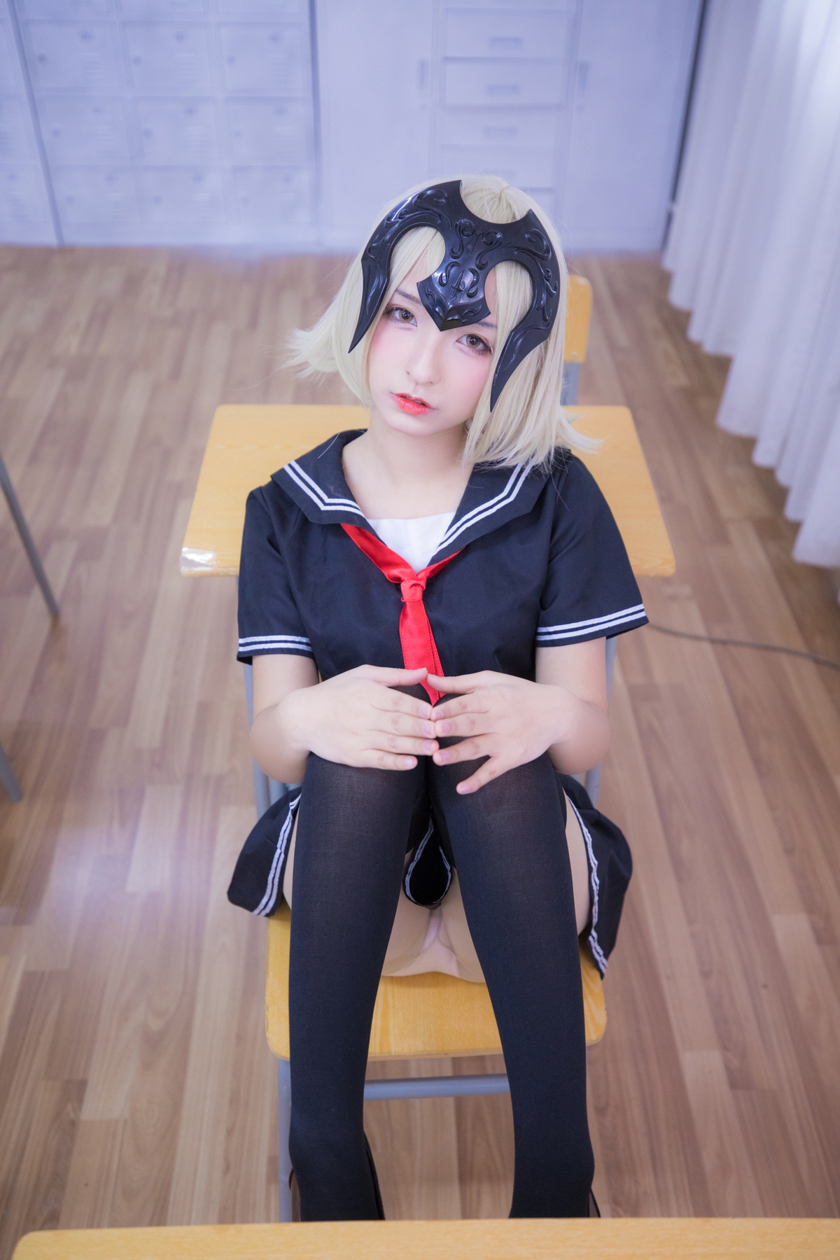 图片[59]-【coser】神乐坂真冬-放课后领域 学园黑贞-COS世界