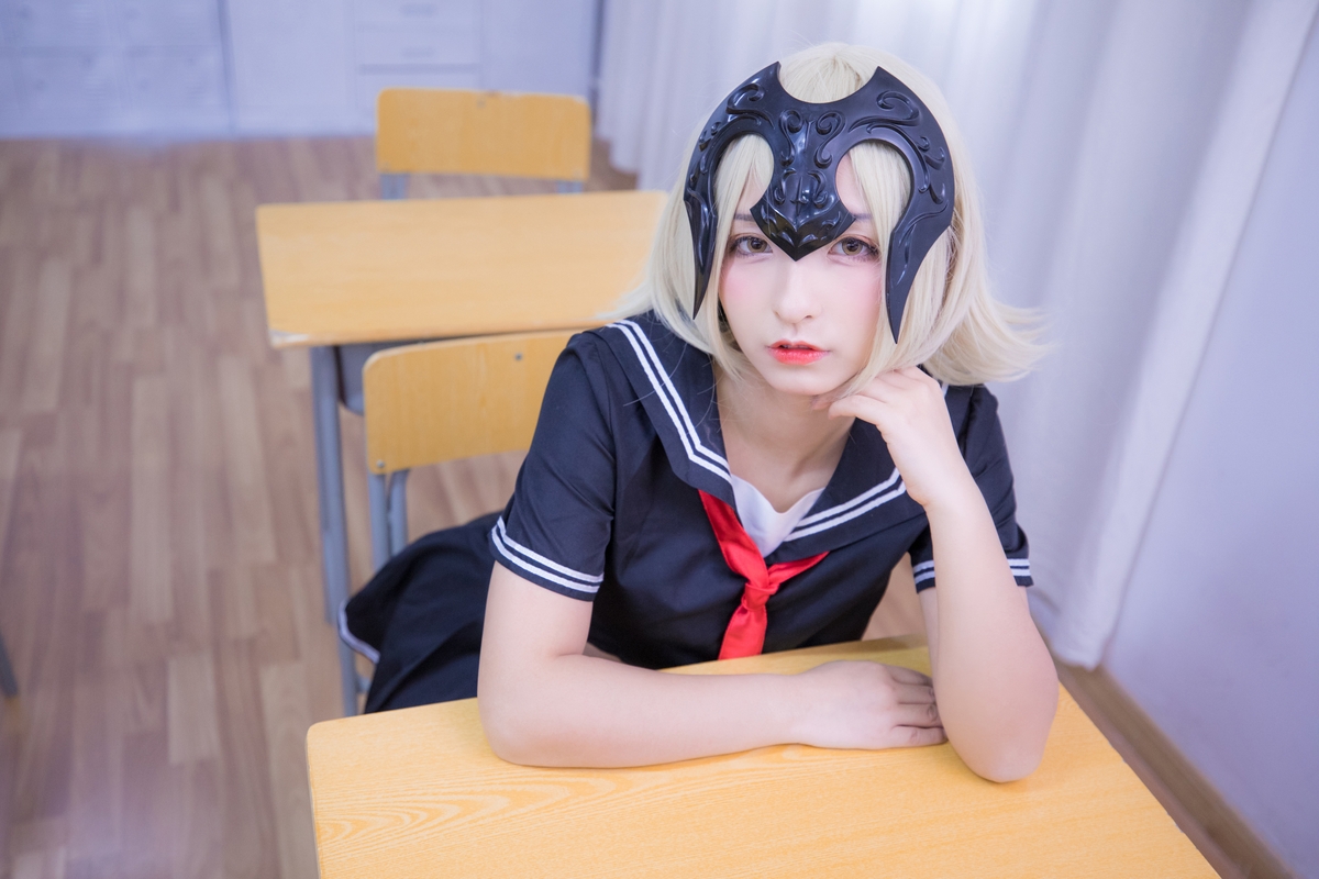 图片[68]-【coser】神乐坂真冬-放课后领域 学园黑贞-COS世界
