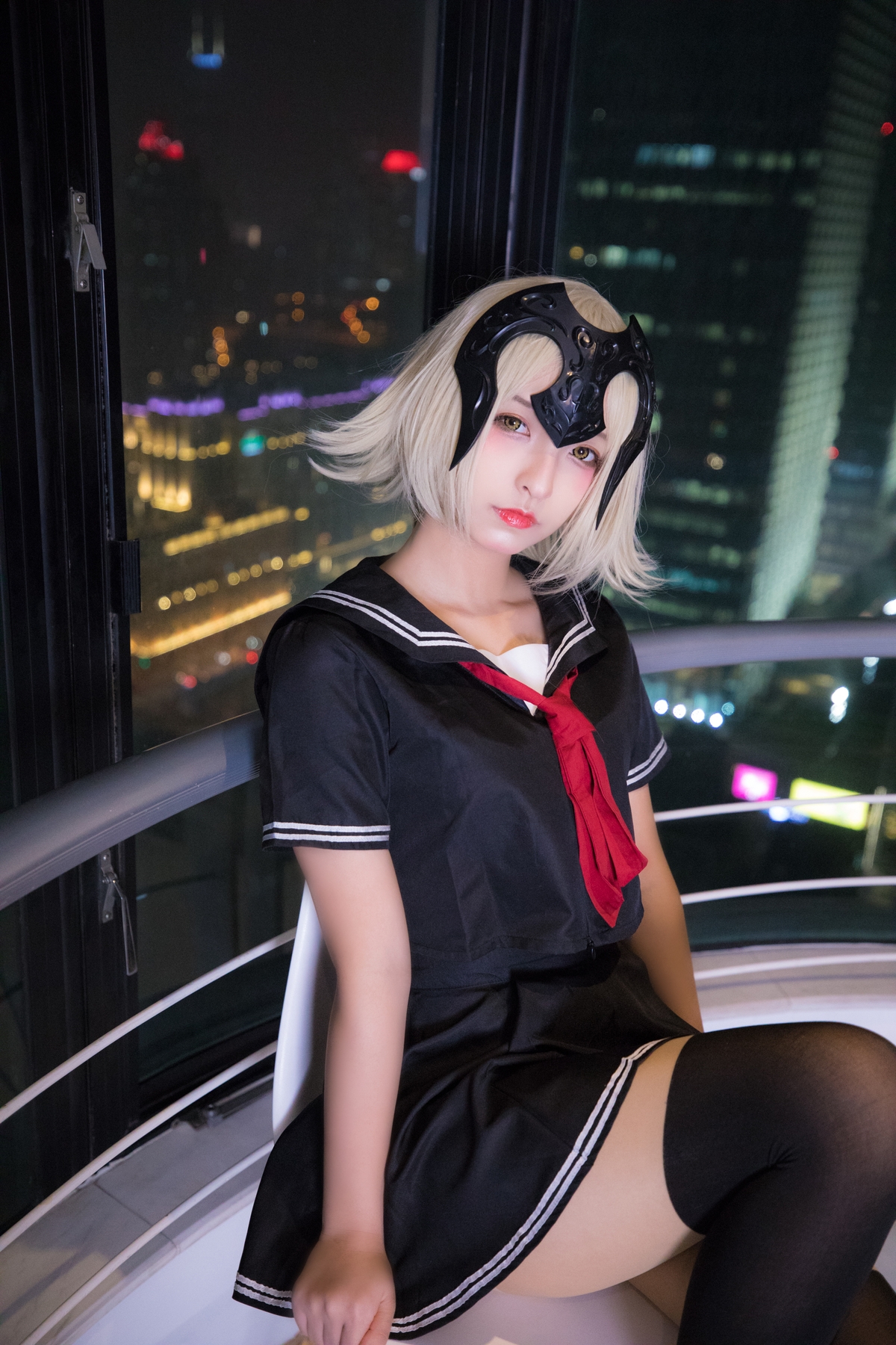 图片[72]-【coser】神乐坂真冬-放课后领域 学园黑贞-COS世界