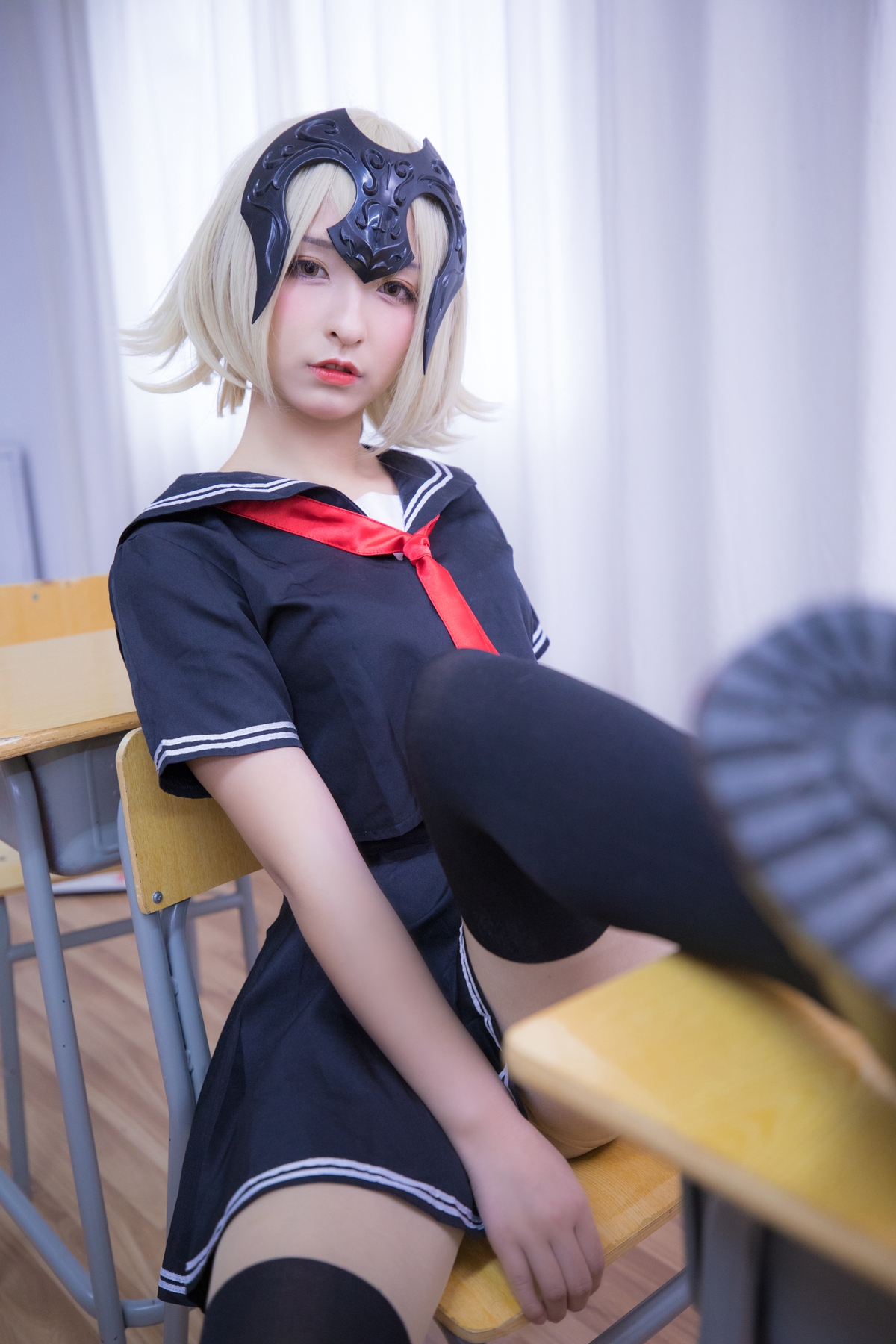 图片[74]-【coser】神乐坂真冬-放课后领域 学园黑贞-COS世界