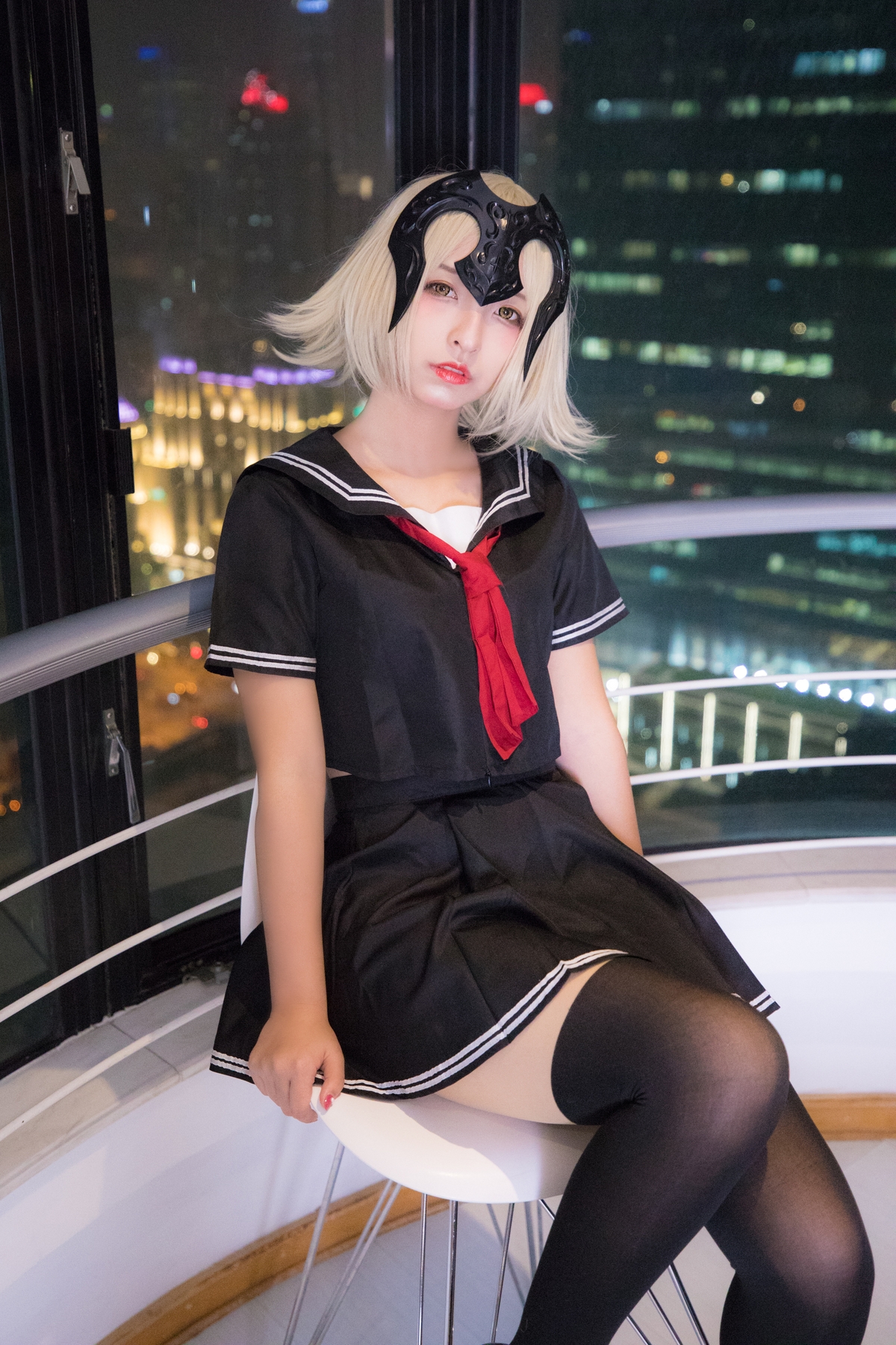 图片[80]-【coser】神乐坂真冬-放课后领域 学园黑贞-COS世界