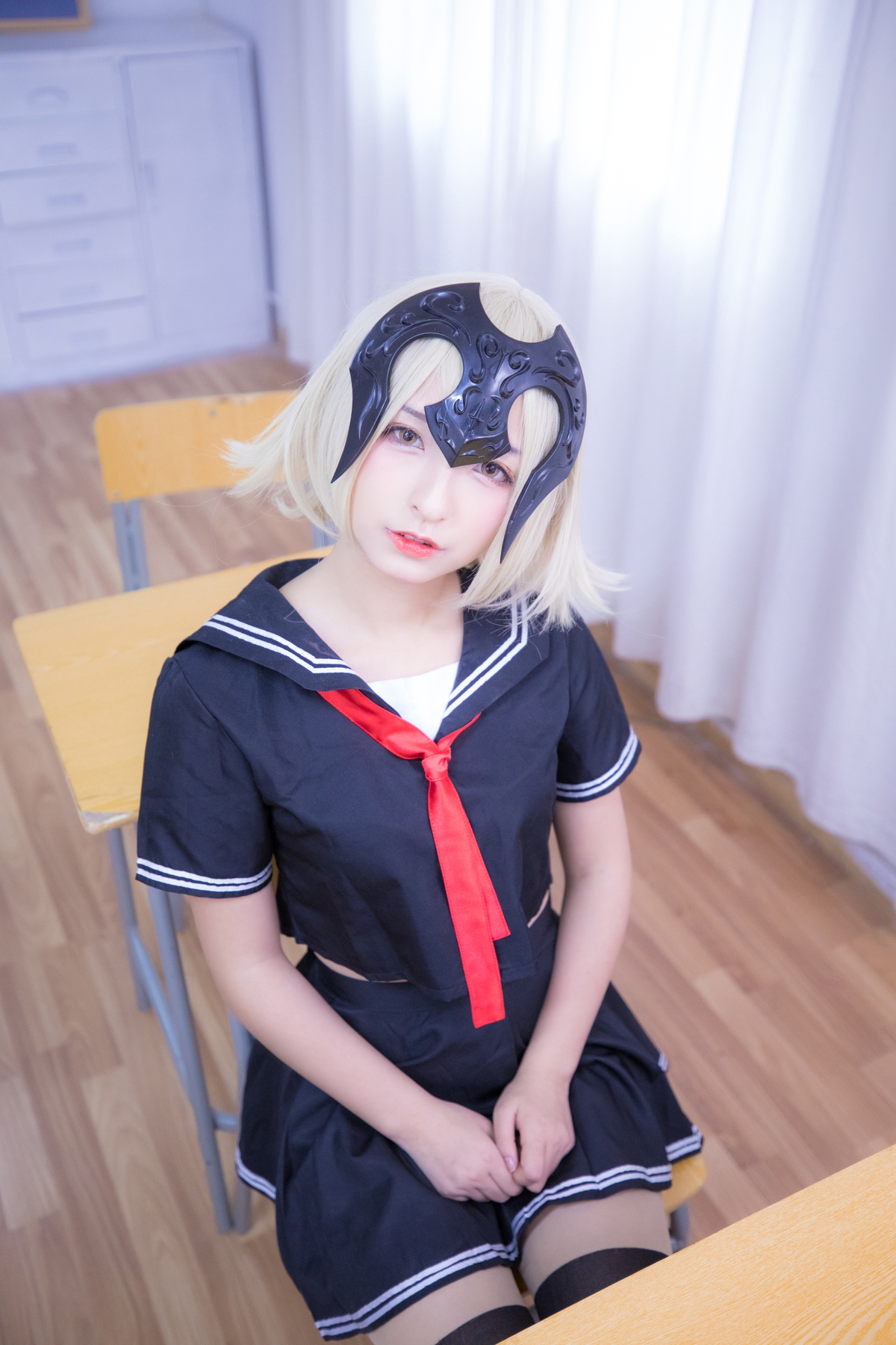 图片[84]-【coser】神乐坂真冬-放课后领域 学园黑贞-COS世界