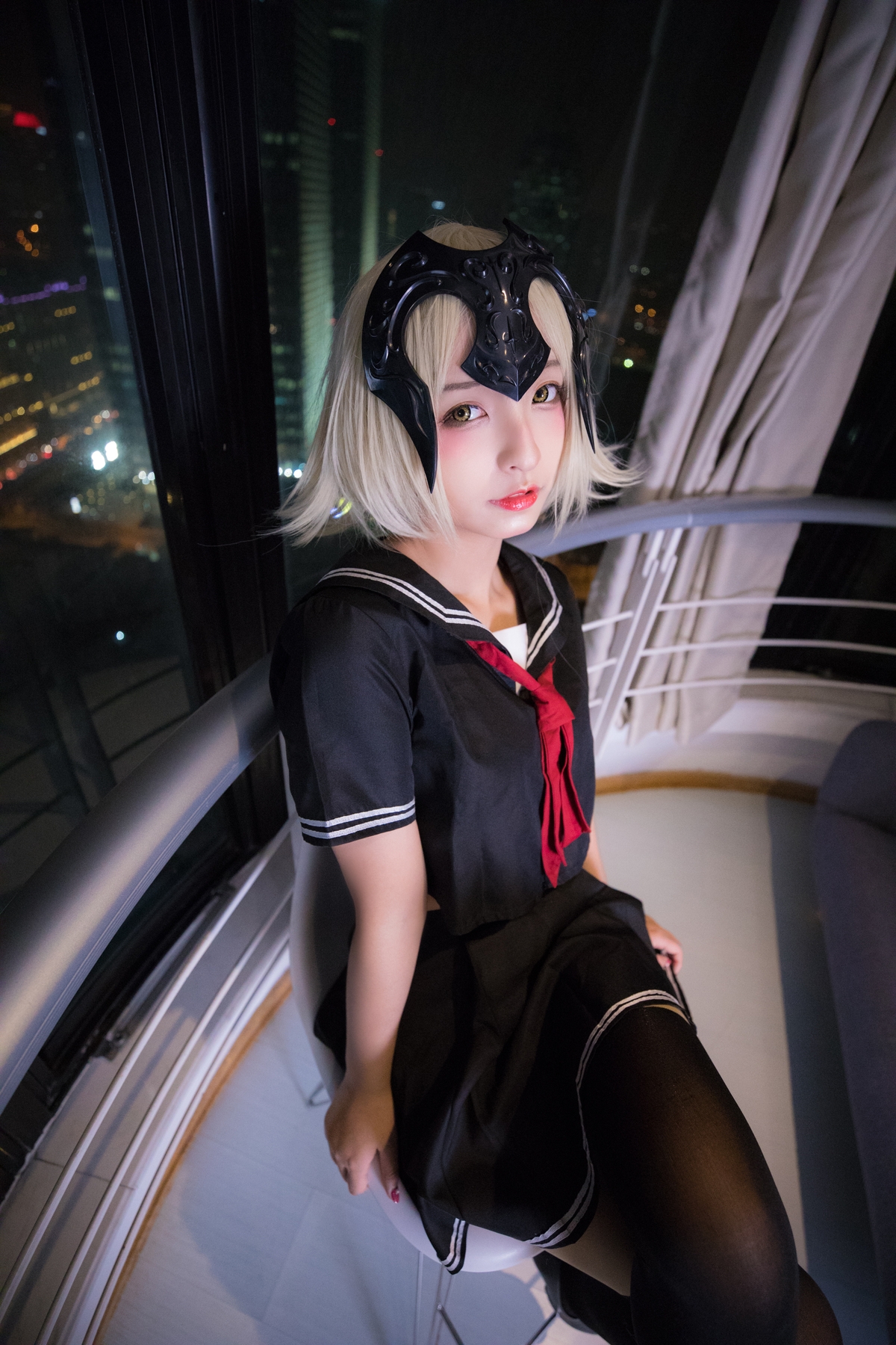图片[91]-【coser】神乐坂真冬-放课后领域 学园黑贞-COS世界