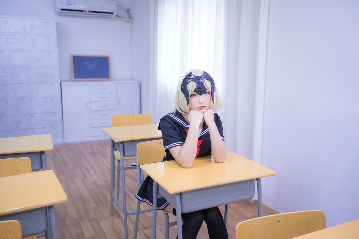 图片[95]-【coser】神乐坂真冬-放课后领域 学园黑贞-COS世界