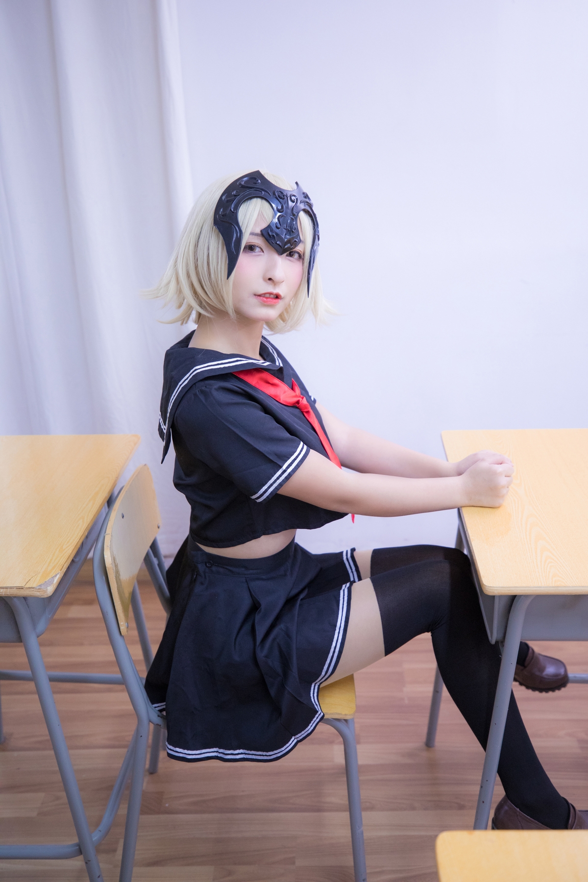 图片[101]-【coser】神乐坂真冬-放课后领域 学园黑贞-COS世界