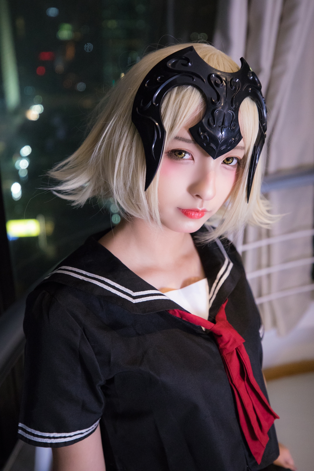 图片[106]-【coser】神乐坂真冬-放课后领域 学园黑贞-COS世界