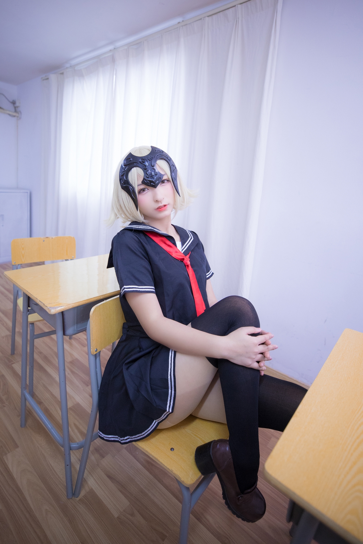 图片[114]-【coser】神乐坂真冬-放课后领域 学园黑贞-COS世界