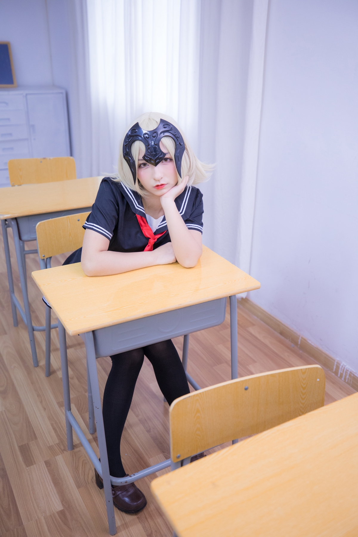 图片[115]-【coser】神乐坂真冬-放课后领域 学园黑贞-COS世界