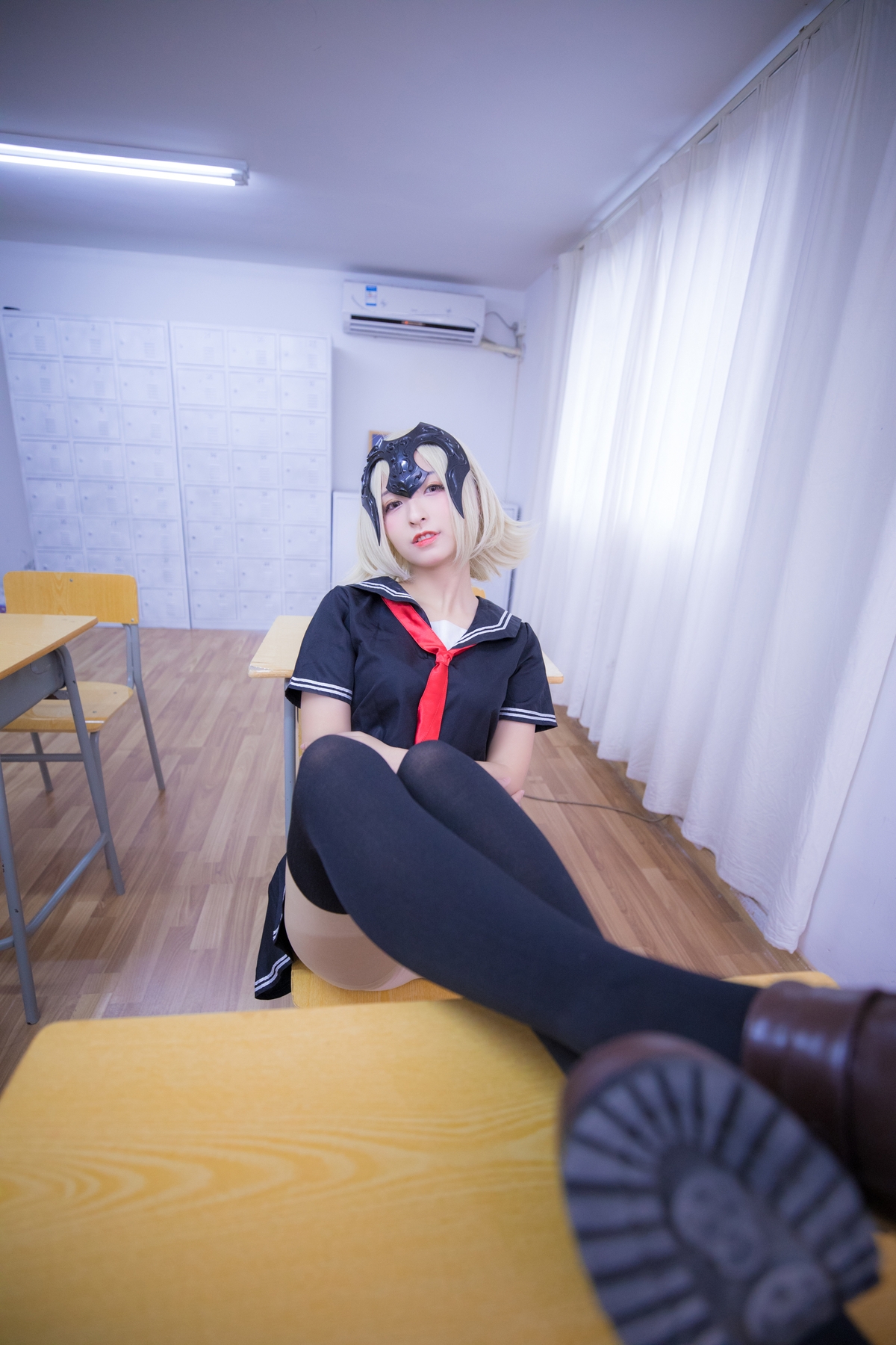 图片[117]-【coser】神乐坂真冬-放课后领域 学园黑贞-COS世界