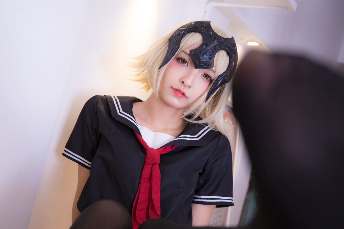 图片[120]-【coser】神乐坂真冬-放课后领域 学园黑贞-COS世界