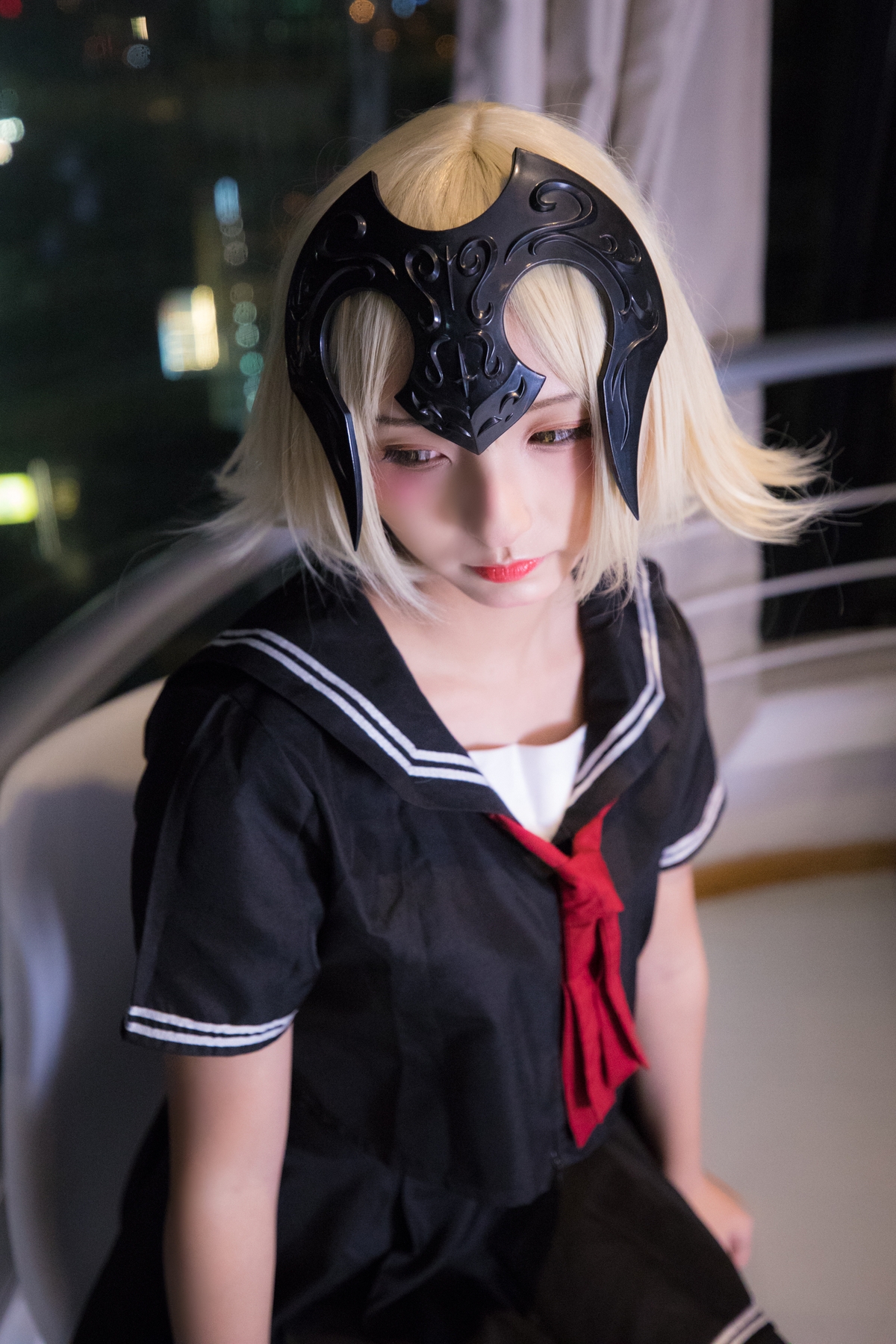 图片[124]-【coser】神乐坂真冬-放课后领域 学园黑贞-COS世界