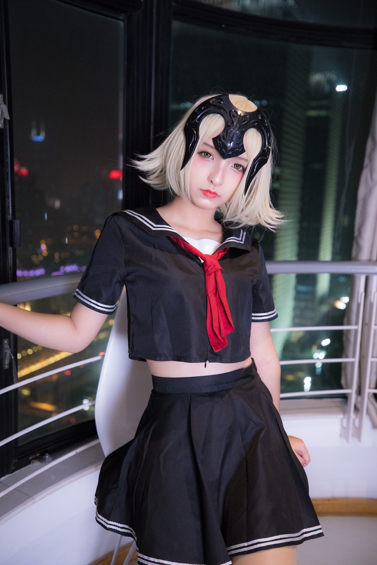 图片[133]-【coser】神乐坂真冬-放课后领域 学园黑贞-COS世界