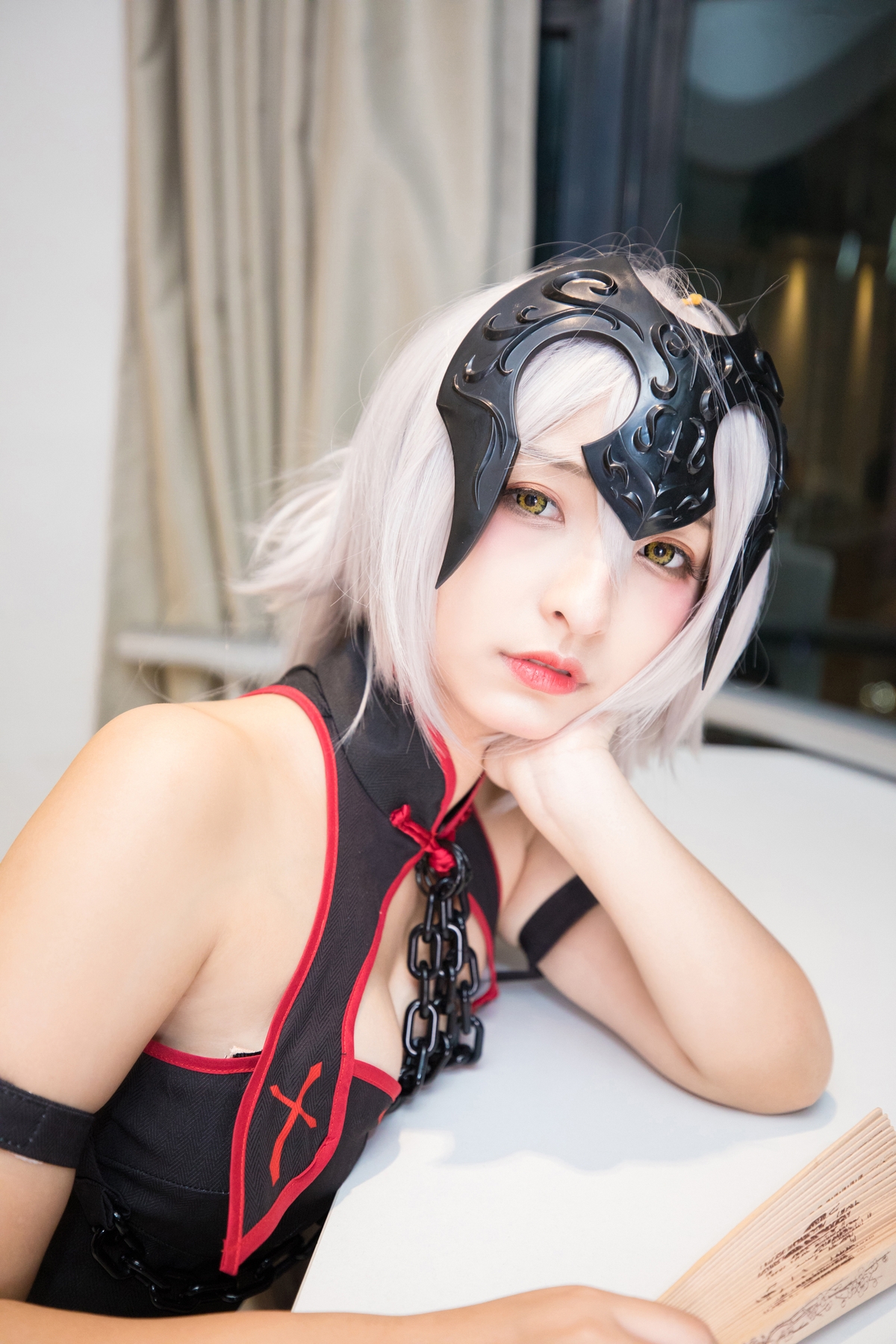 图片[16]-【coser】神乐坂真冬-旗袍黑贞-COS世界