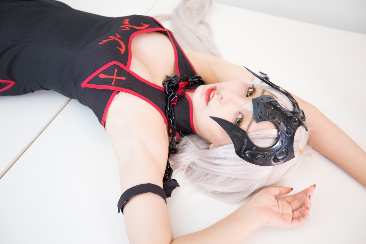图片[54]-【coser】神乐坂真冬-旗袍黑贞-COS世界