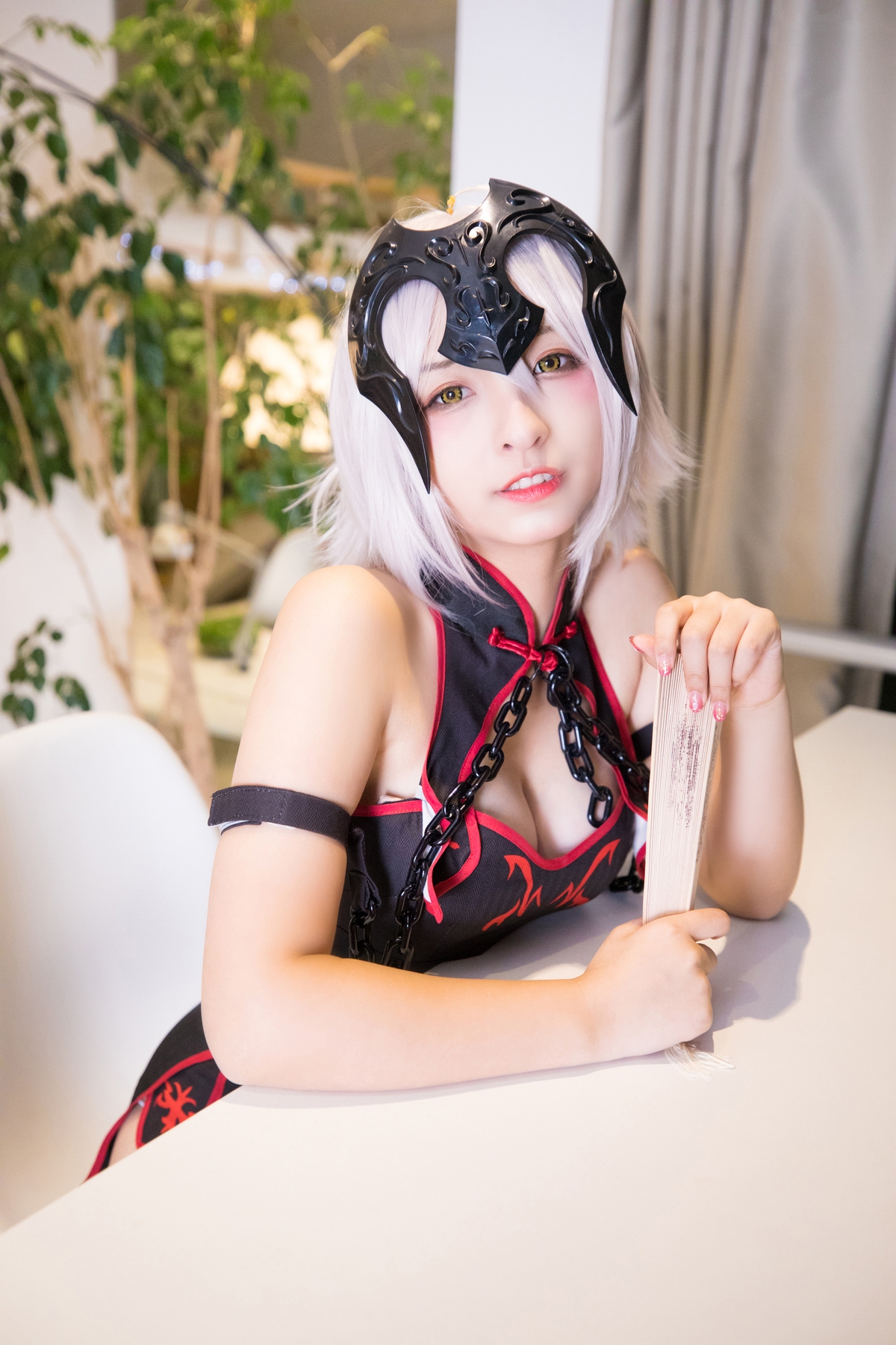 图片[91]-【coser】神乐坂真冬-旗袍黑贞-COS世界