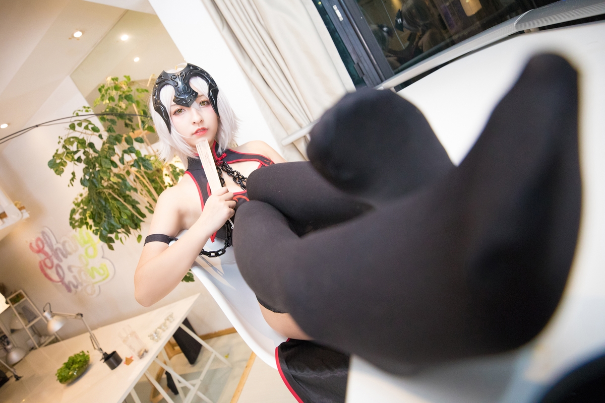 图片[128]-【coser】神乐坂真冬-旗袍黑贞-COS世界