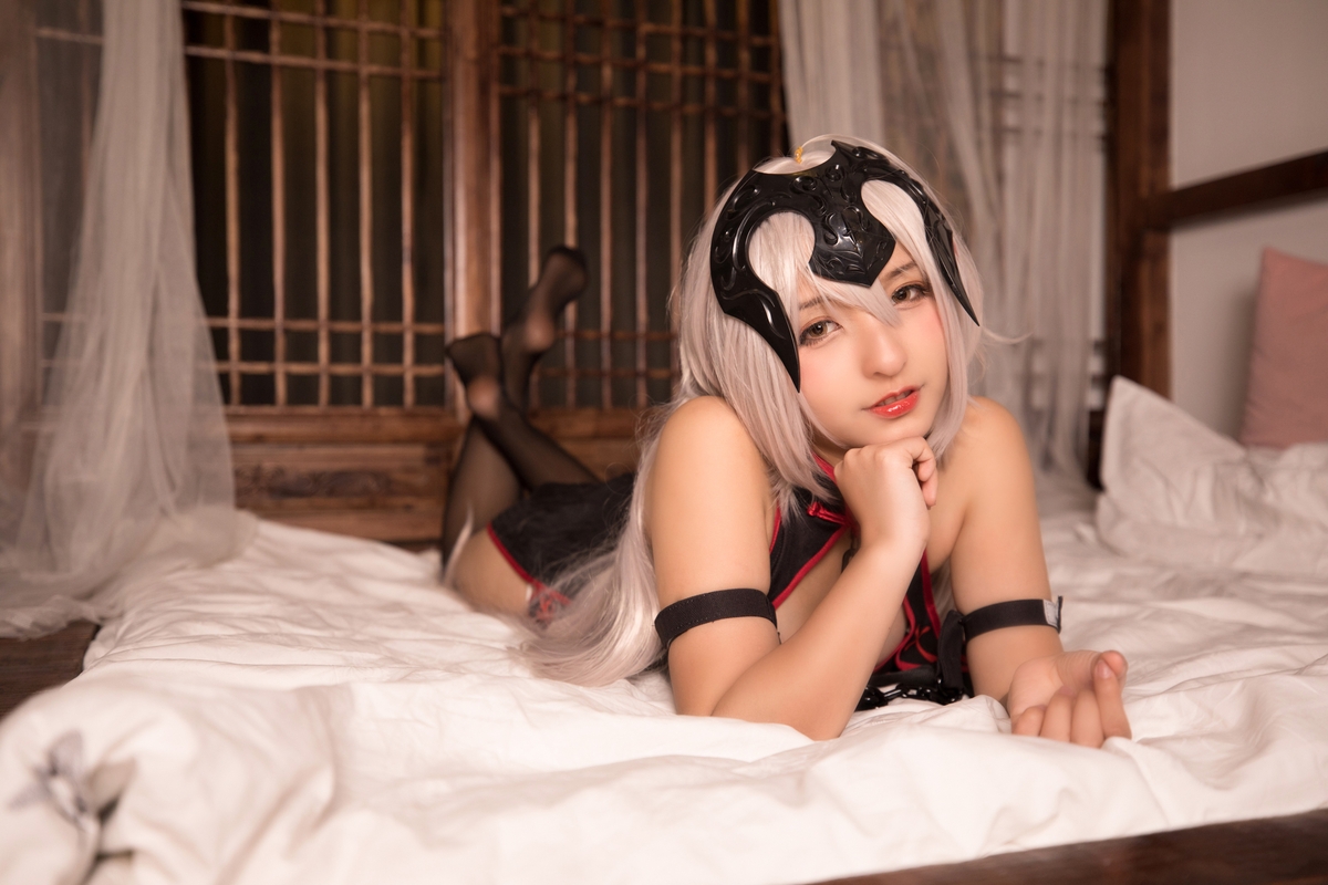 图片[147]-【coser】神乐坂真冬-旗袍黑贞-COS世界