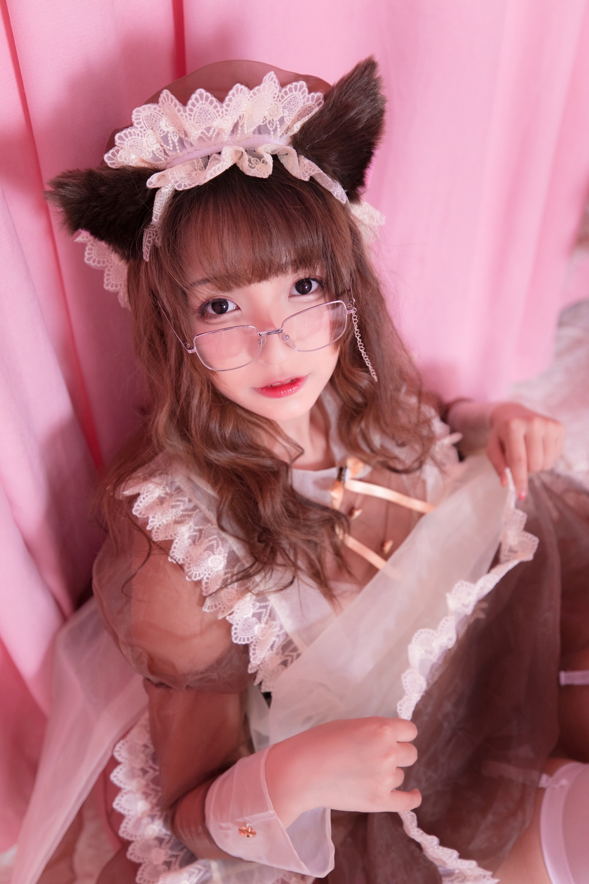 图片[4]-【coser】神乐坂真冬-爱のラビリンス 女仆之下集-COS世界