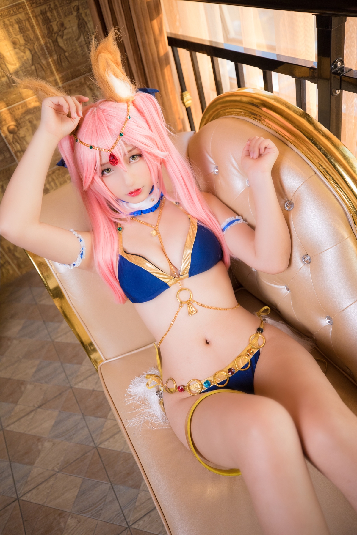 【coser】神乐坂真冬-玉藻前舞娘 Mysterious Love-COS世界