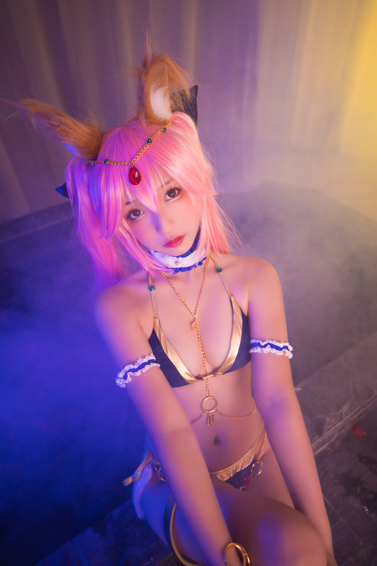 图片[2]-【coser】神乐坂真冬-玉藻前舞娘 Mysterious Love-COS世界